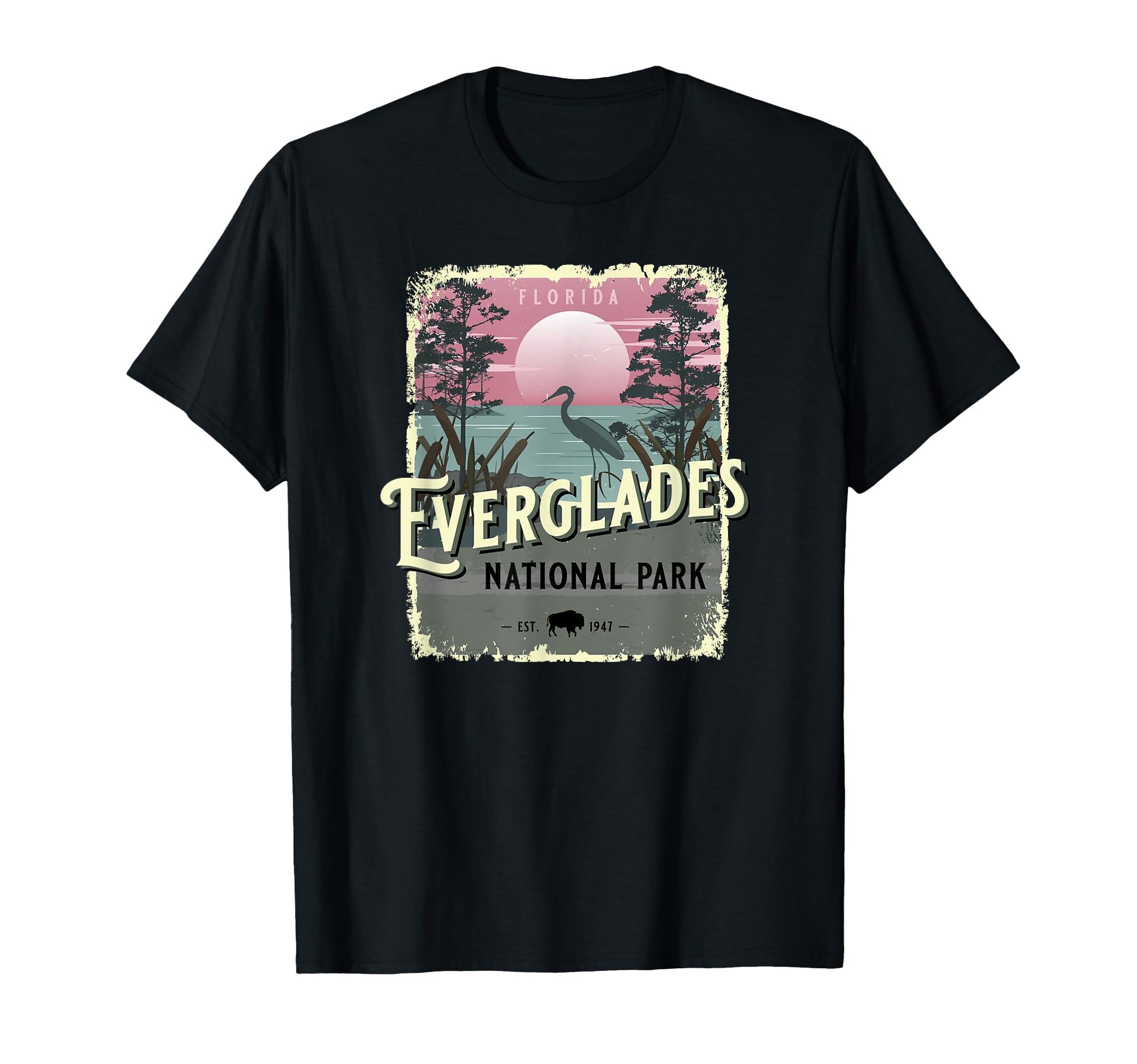 Everglades National Park Florida T-Shirt - Novelty Apparel for Adults - T-Shirt, Sweatshirt, Hoodie