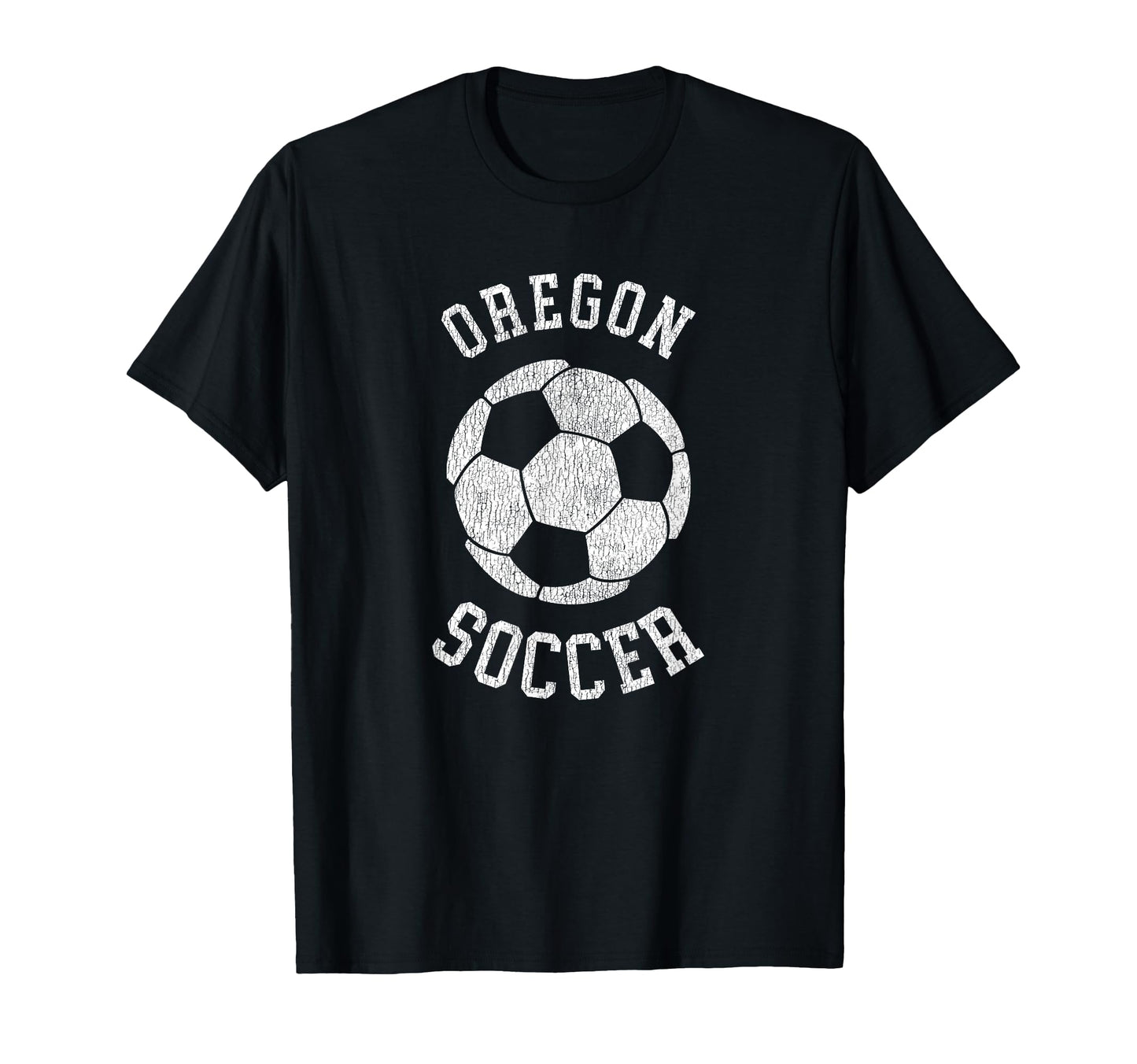 Oregon Soccer Distressed 90S T-Shirt - Novelty Apparel Men Women - T-Shirt, Sweatshirt, Hoodie