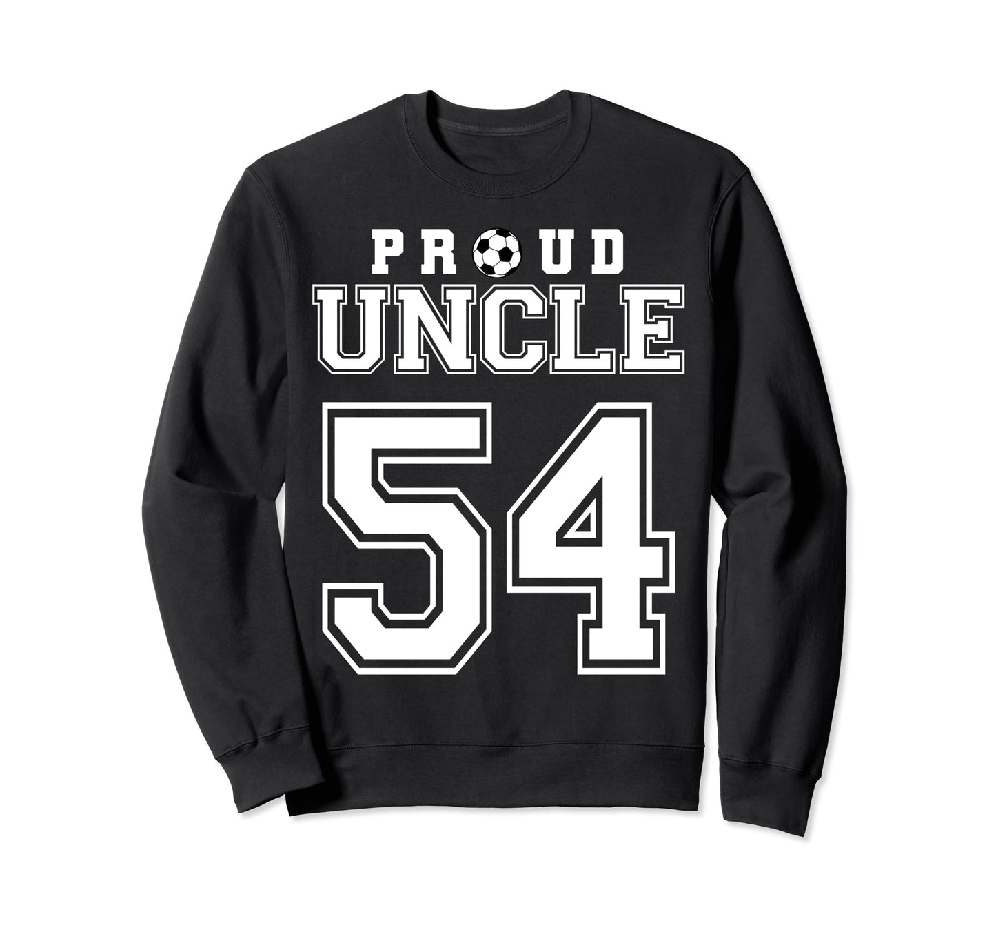 Number 54 Custom Proud Soccer Sweatshirt - Fun Novelty Design Men Women - T-Shirt, Sweatshirt, Hoodie