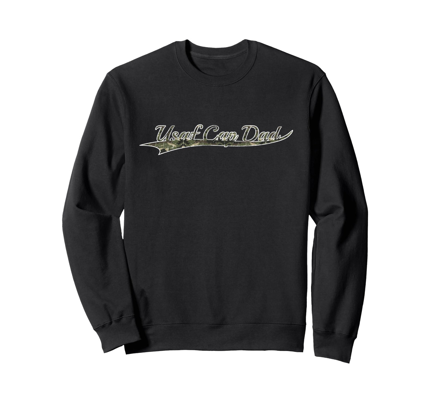 Usaf Cap Dad Military Family Sweatshirt - Novelty Apparel for Adults - T-Shirt, Sweatshirt, Hoodie