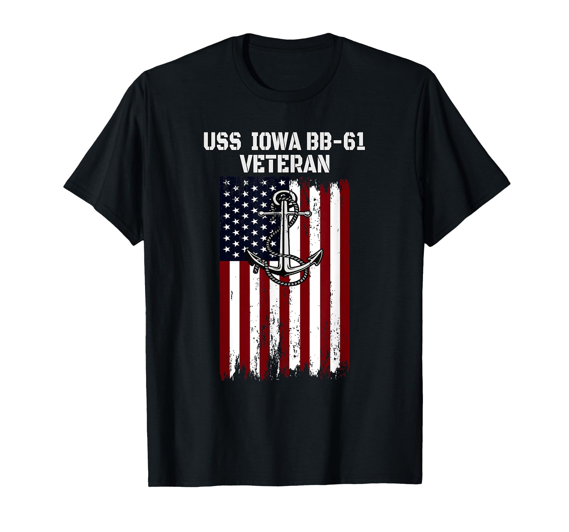 Battleship Uss Iowa Bb 61 Veteran T-Shirt - Streetwear Style for Adults - T-Shirt, Sweatshirt, Hoodie