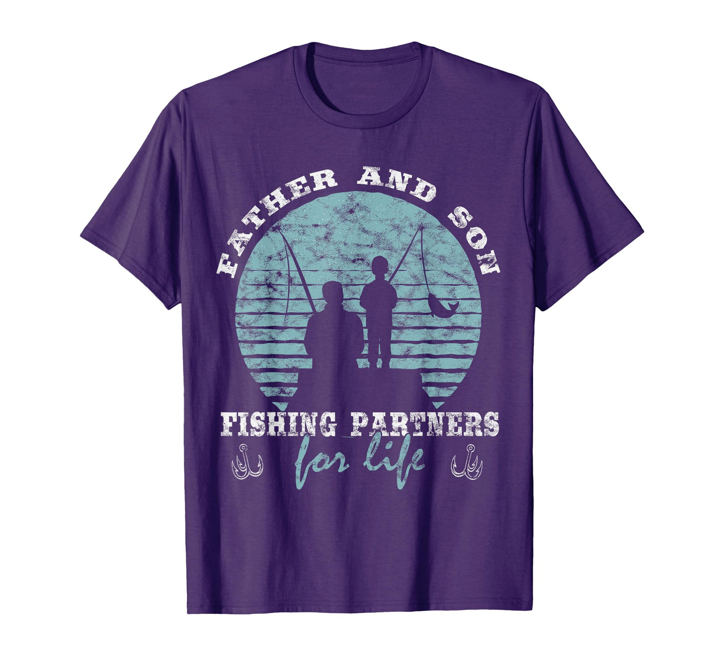 Father And Son Fishing Partners Life Dad T-Shirt - Trendy Graphic Unisex - T-Shirt, Sweatshirt, Hoodie