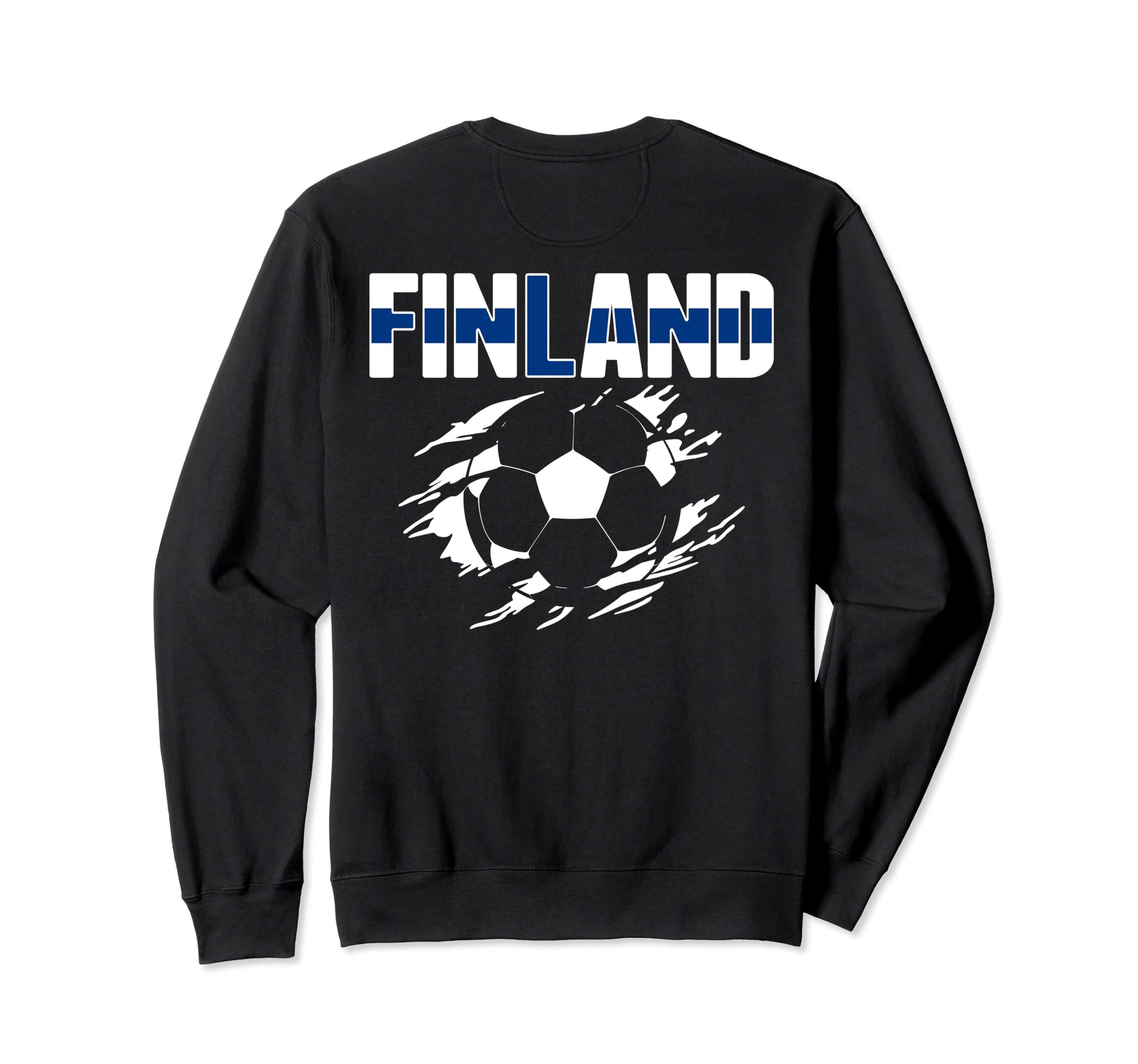 Finland Soccer Fans Jersey Proud Sweatshirt - Minimalist Print Men Women - T-Shirt, Sweatshirt, Hoodie