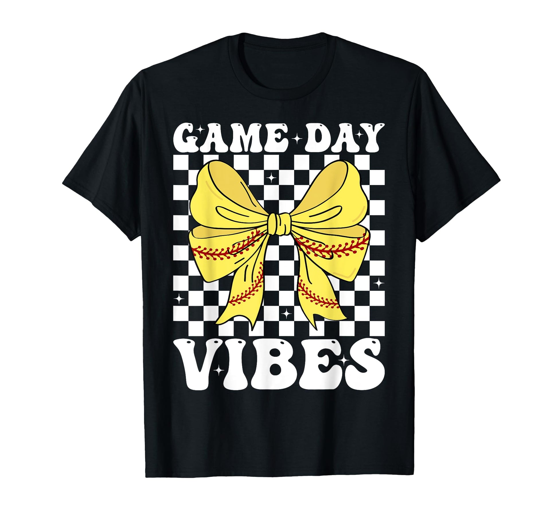 Game Day Vibes Coquette Bow Softball T-Shirt - Aesthetic Graphic Men Women - T-Shirt, Sweatshirt, Hoodie