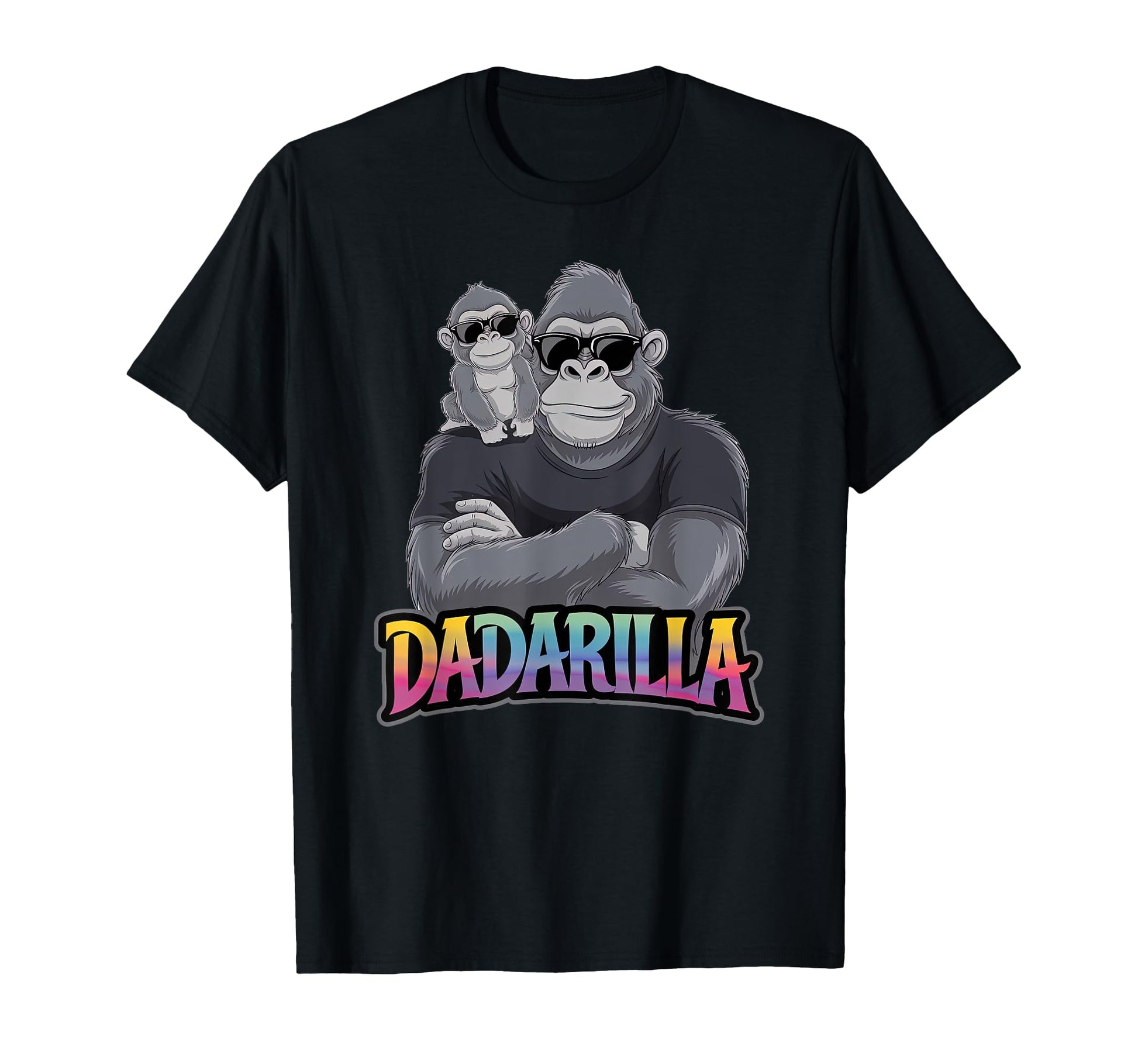 Dadarilla Father Daughter Son Gorilla T-Shirt - Aesthetic Graphic Unisex - T-Shirt, Sweatshirt, Hoodie