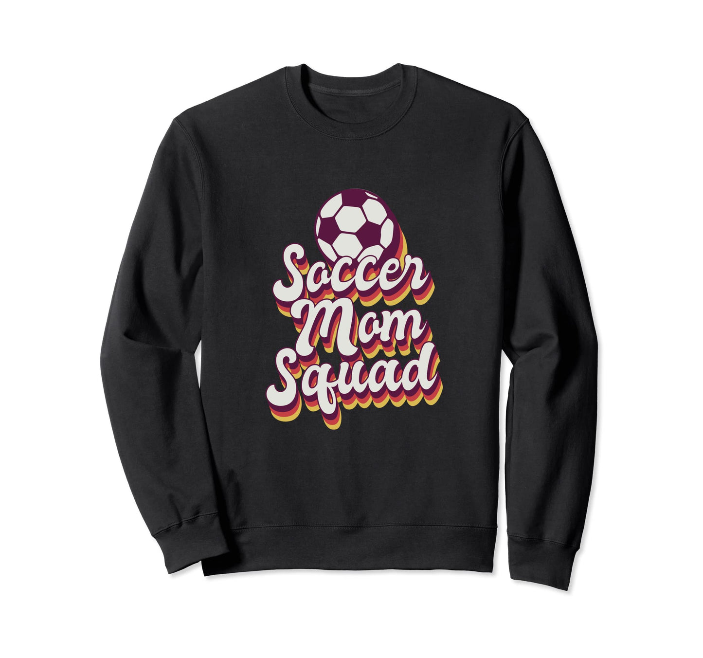 Soccer Mom Squad Sweatshirt - Minimalist Print for Adults - T-Shirt, Sweatshirt, Hoodie
