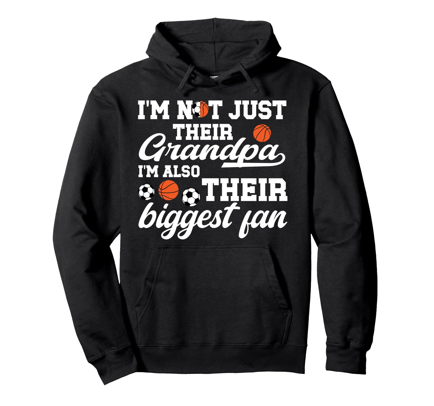 Their Biggest Fan Soccer Basketball Hoodie - Novelty Apparel for Adults - T-Shirt, Sweatshirt, Hoodie