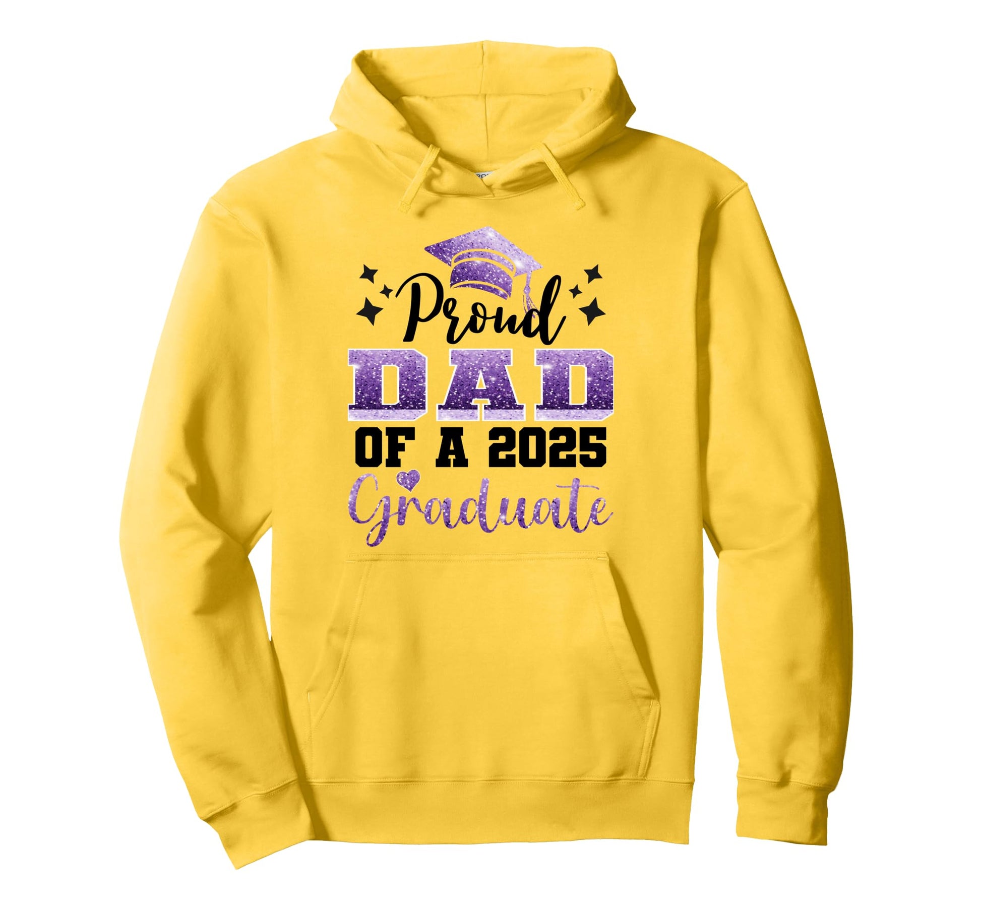 Super Proud Dad 2025 Graduate Senior Hoodie - Novelty Apparel for Adults - T-Shirt, Sweatshirt, Hoodie