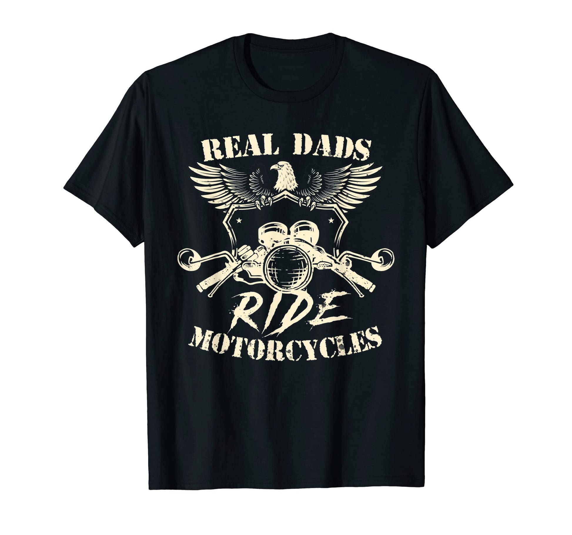 Real Dads Ride Motorcycles Dad Rider T-Shirt - Streetwear Style Men Women - T-Shirt, Sweatshirt, Hoodie