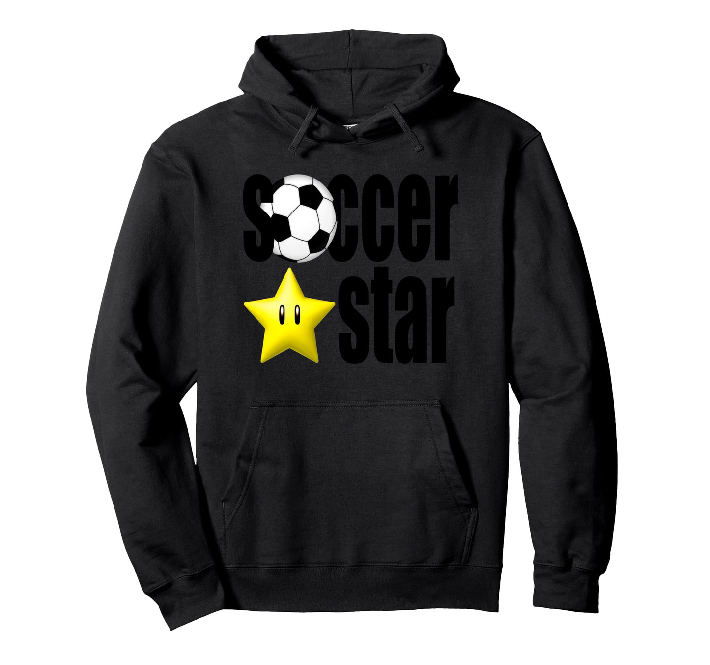 Football Soccer Star Hoodie - Aesthetic Graphic for Adults - T-Shirt, Sweatshirt, Hoodie