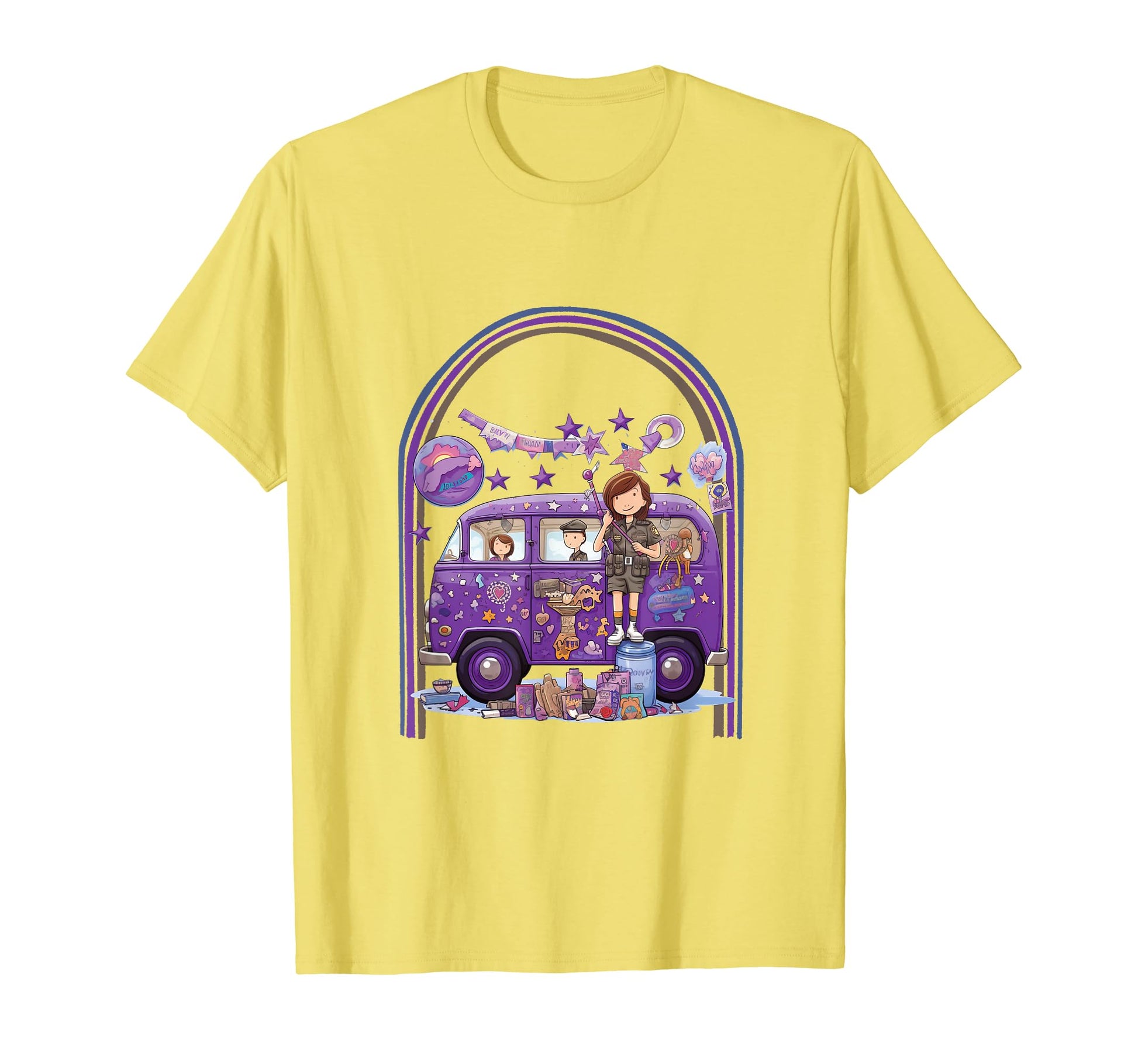 Month Military Child Aesthetic Purple Up T-Shirt - Minimalist Print Unisex - T-Shirt, Sweatshirt, Hoodie