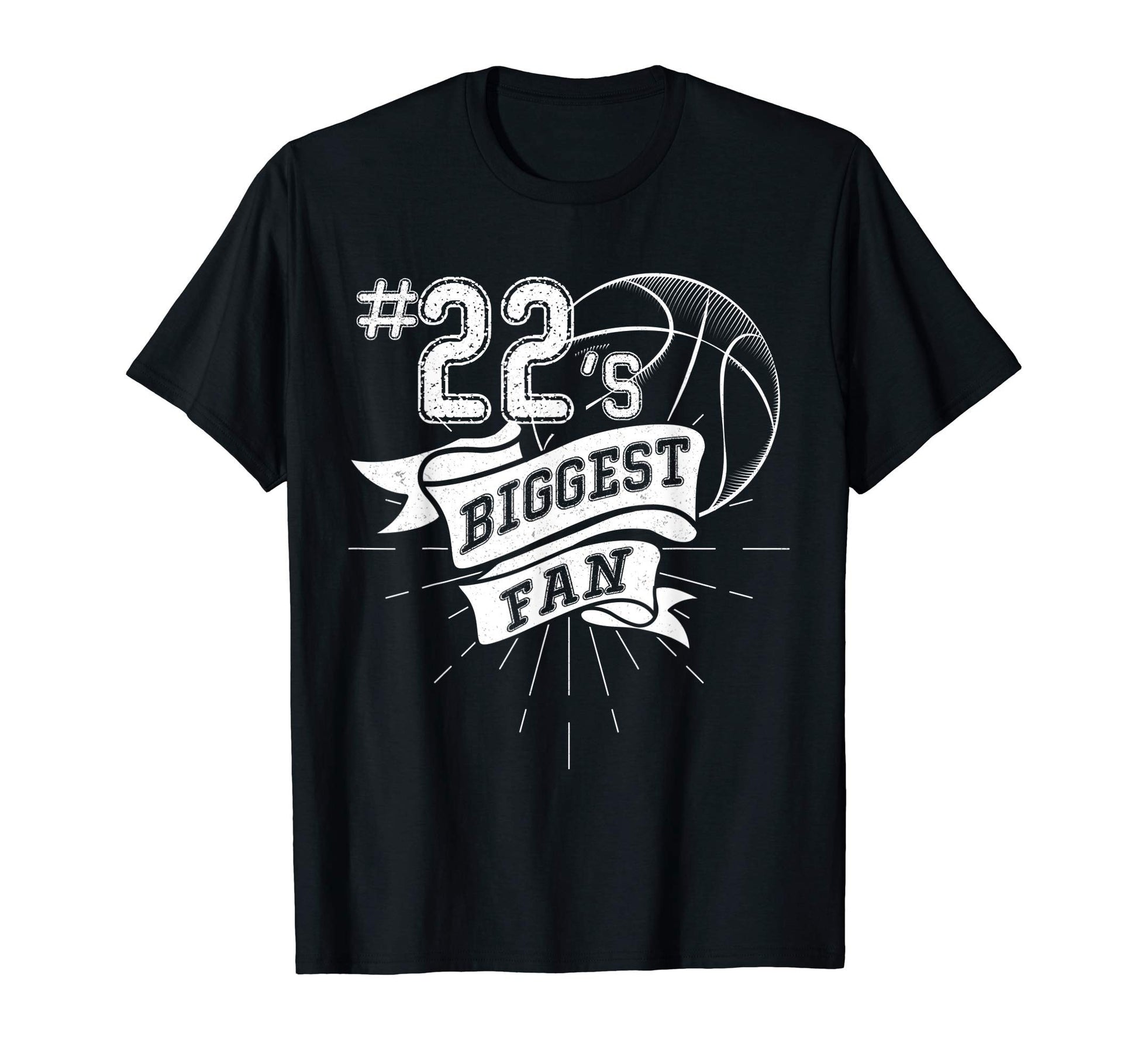 Biggest Fan Baseball Player Number 22 T-Shirt - Graphic Print Men Women - T-Shirt, Sweatshirt, Hoodie