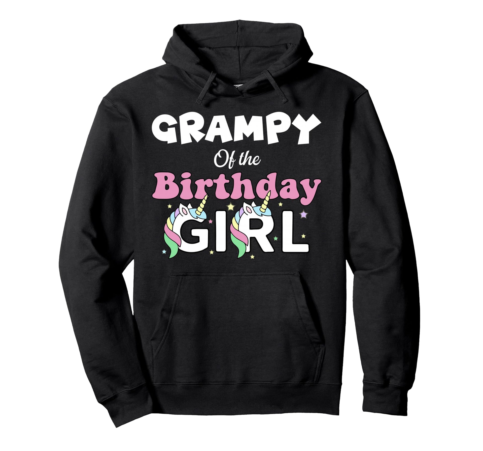 Grampy Birthday Unicorn Lover Funny Hoodie - Unique Graphic for Adults - T-Shirt, Sweatshirt, Hoodie