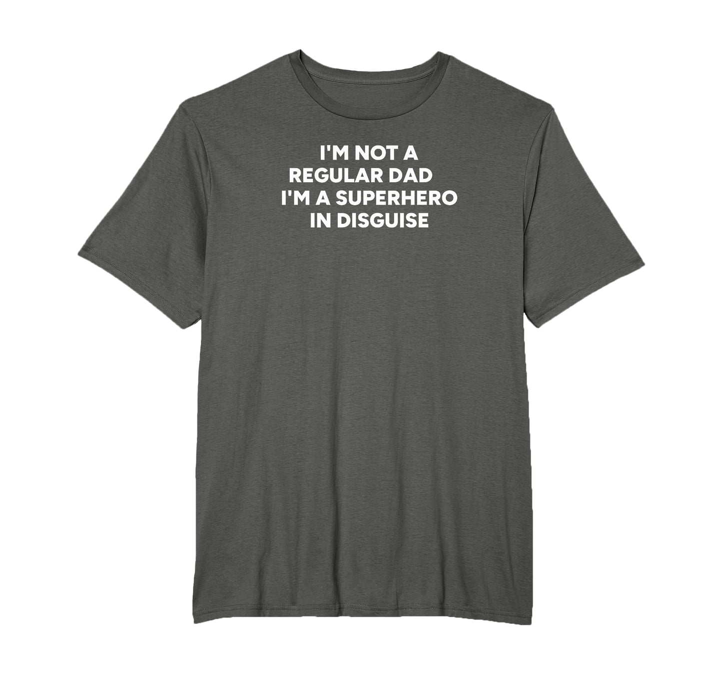 Not Regular Dad Superhero Disguise T-Shirt - Graphic Print for Adults - T-Shirt, Sweatshirt, Hoodie