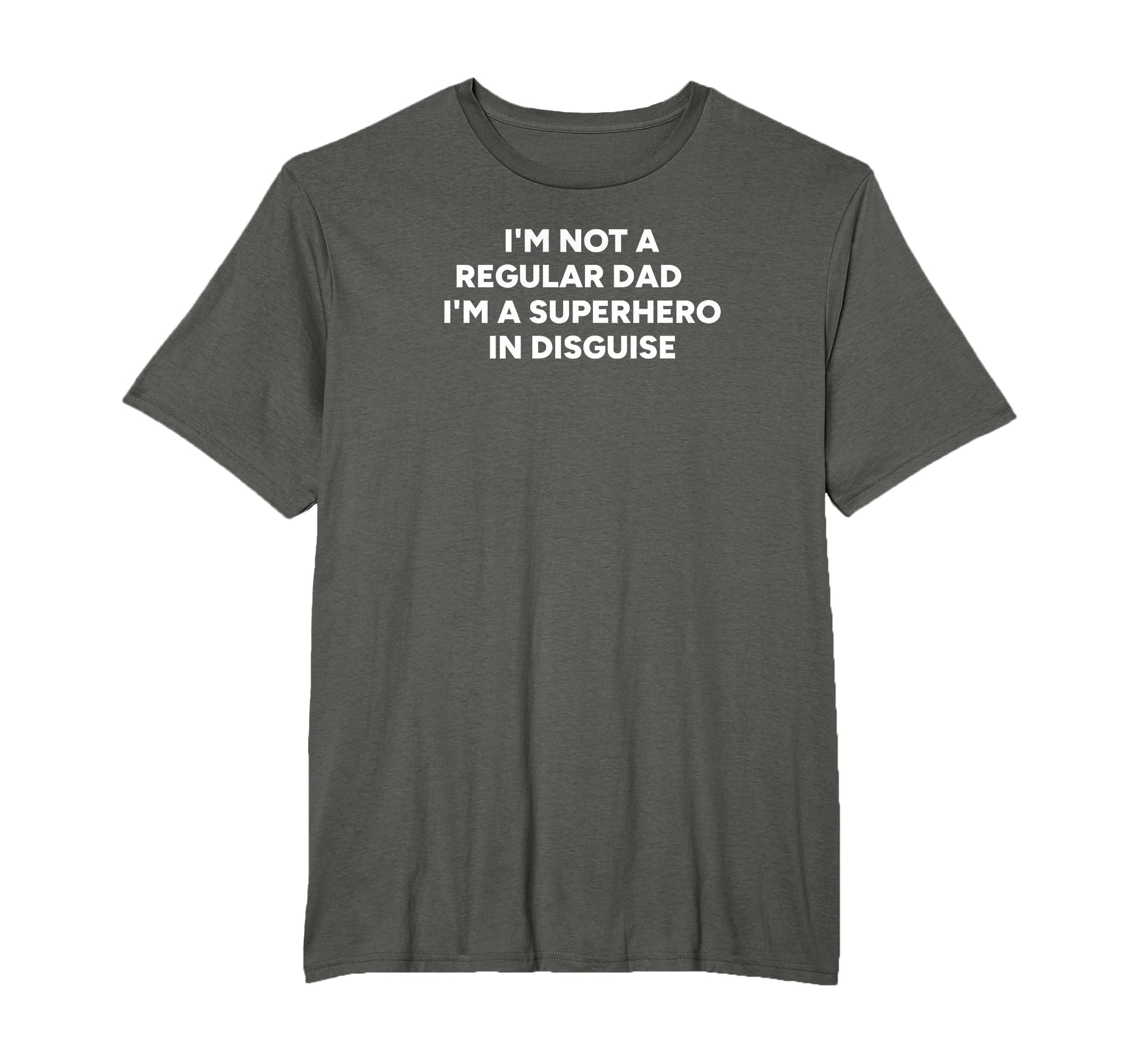 Not Regular Dad Superhero Disguise T-Shirt - Graphic Print for Adults - T-Shirt, Sweatshirt, Hoodie