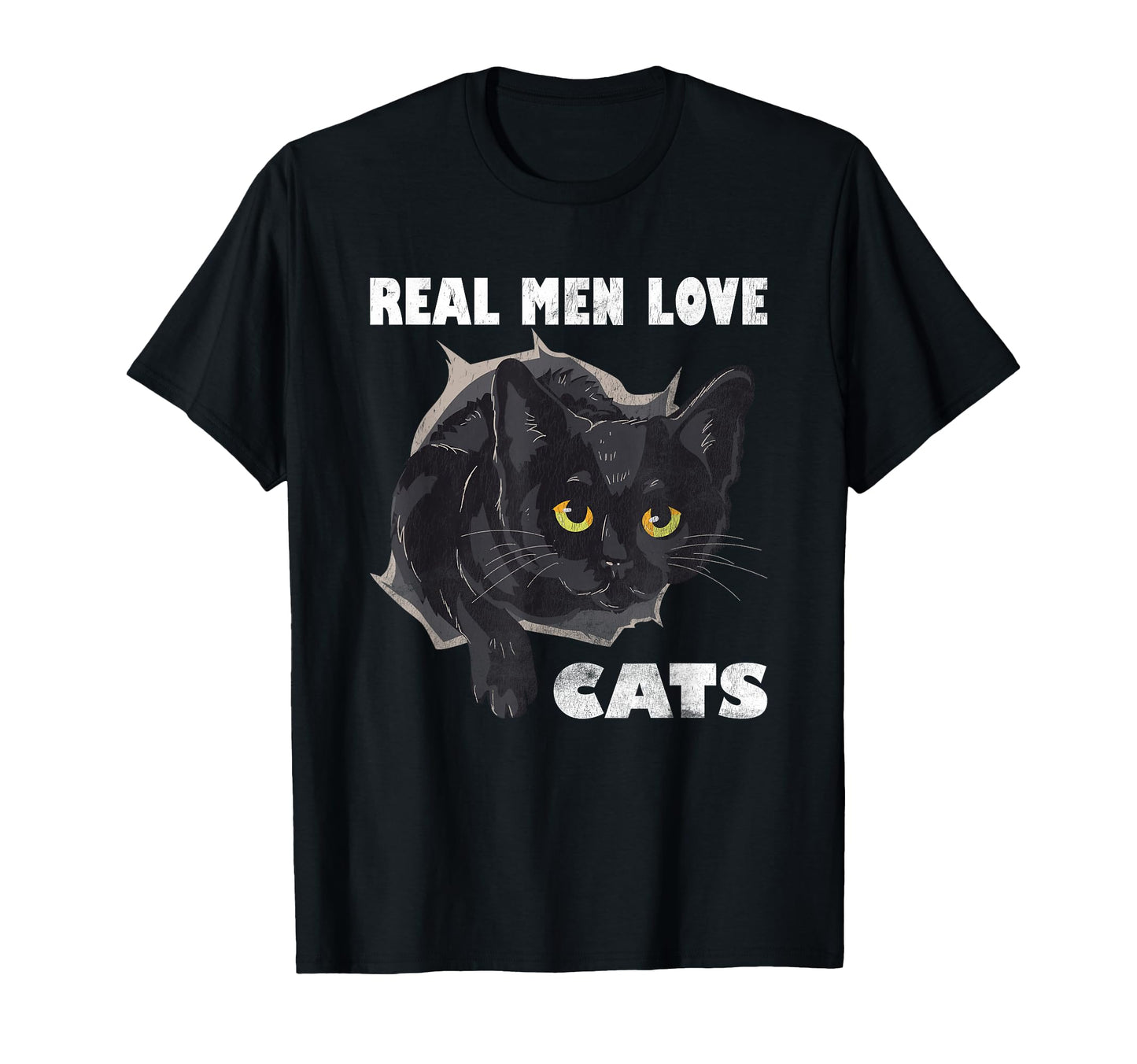 Real Love Cats Cat Lovers Fathers Day T-Shirt - Casual Everyday Wear Unisex - T-Shirt, Sweatshirt, Hoodie