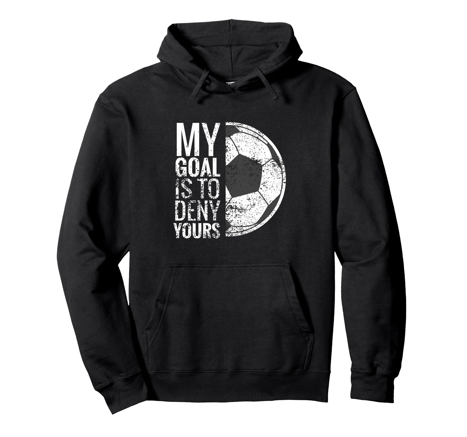 Funny Goalkeeper Soccer Hoodie - Minimalist Print Men Women - T-Shirt, Sweatshirt, Hoodie