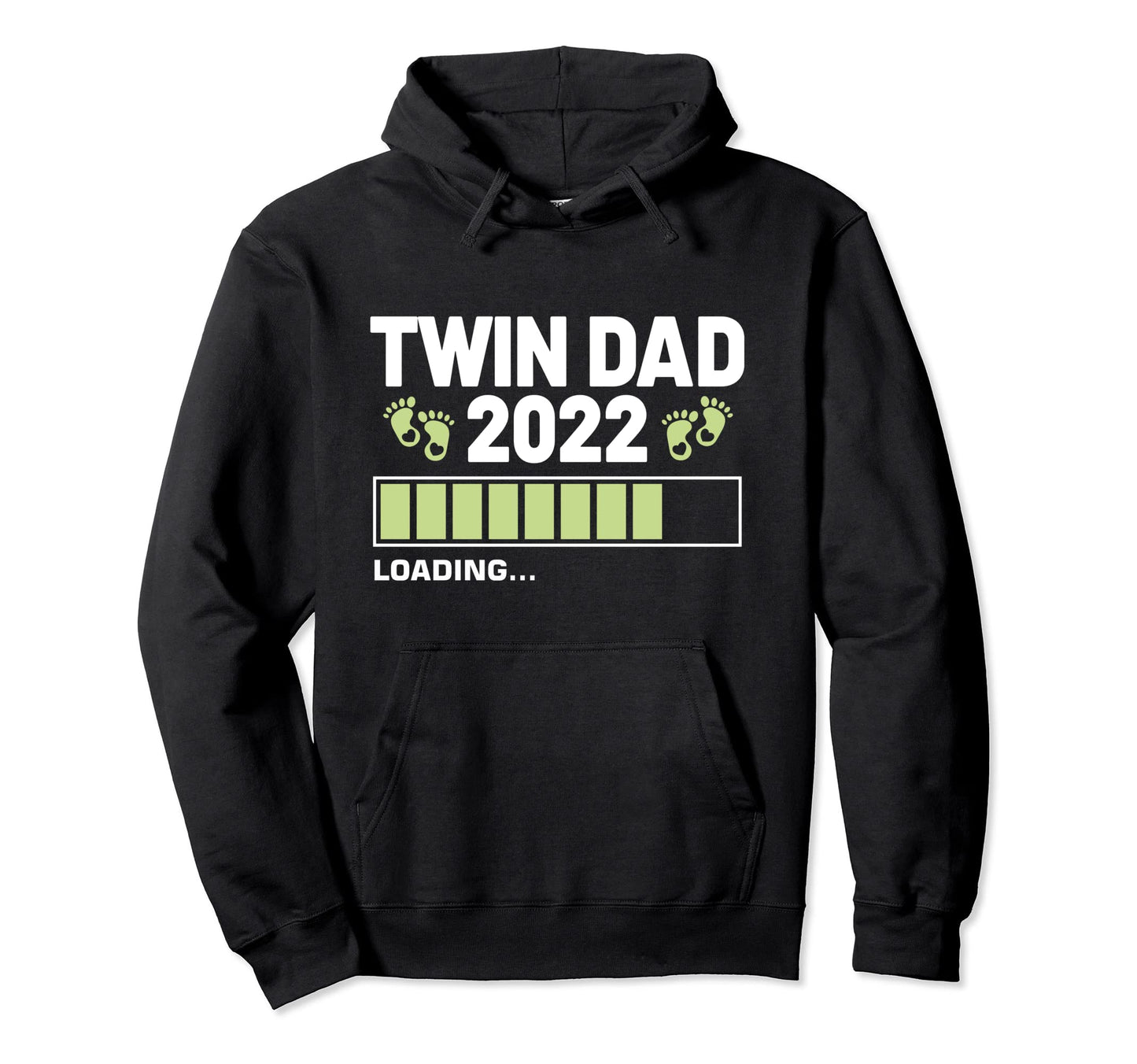 Funny Promoted To Twin Daddy Mens Best Dad Hoodie - Graphic Print Unisex - T-Shirt, Sweatshirt, Hoodie