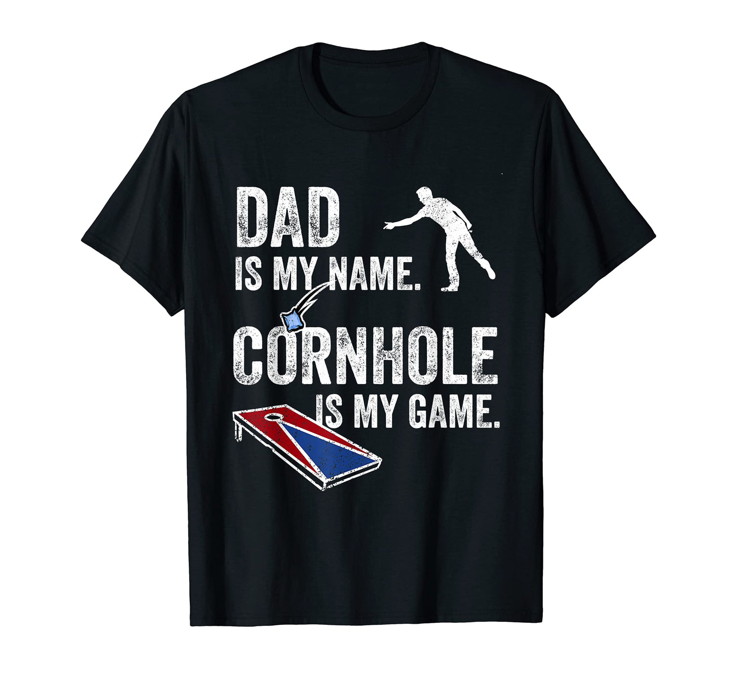 Mens Cornhole Funny Cornhole Game Dad T-Shirt - Minimalist Print Unisex - T-Shirt, Sweatshirt, Hoodie