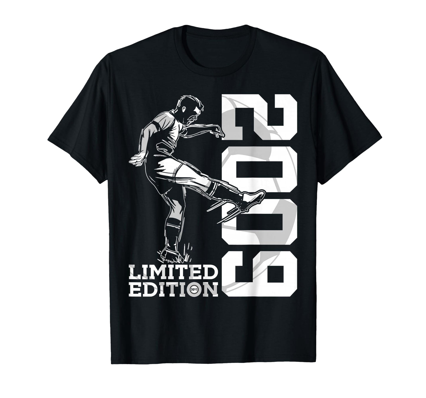 2009 17 Years Soccer 17Th Birthday T-Shirt - Aesthetic Graphic for Adults - T-Shirt, Sweatshirt, Hoodie