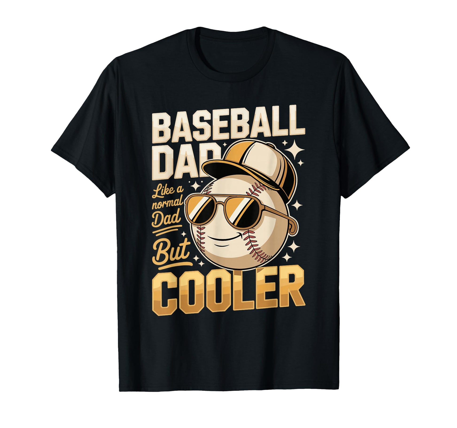 Baseball Dad Like Normal Dad But T-Shirt - Minimalist Print for Adults - T-Shirt, Sweatshirt, Hoodie