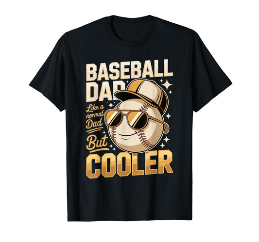 Baseball Dad Like Normal Dad But T-Shirt - Minimalist Print for Adults - T-Shirt, Sweatshirt, Hoodie