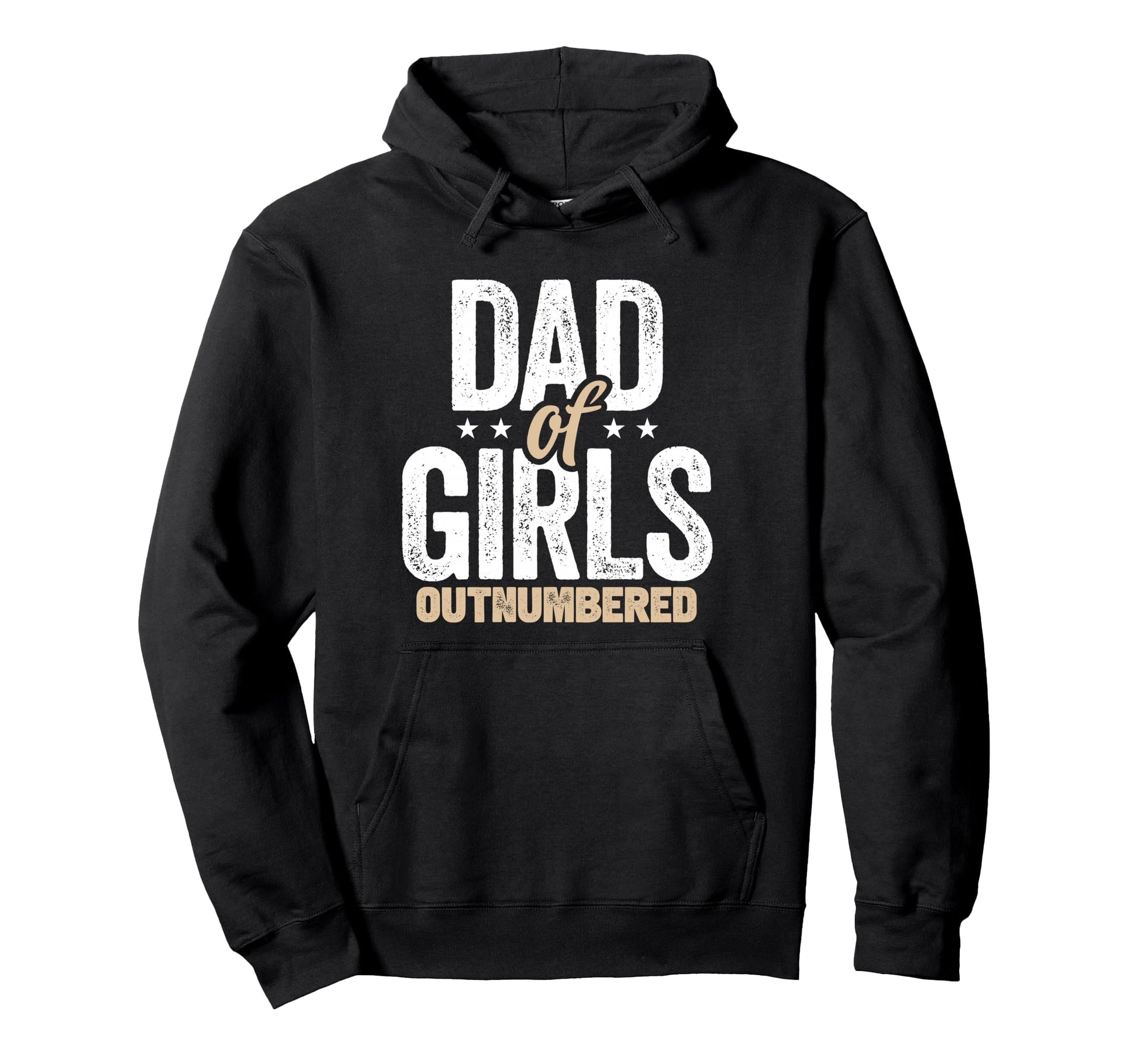Outnumbered Dad Dads Fathers Day Hoodie - Graphic Print Unisex - T-Shirt, Sweatshirt, Hoodie