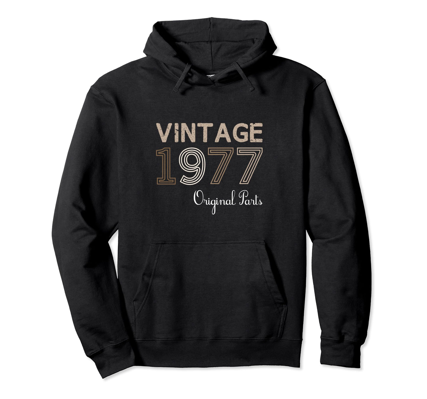Year 1977 Gift Birthday Mom Dad Hoodie - Custom Art Print for Adults - T-Shirt, Sweatshirt, Hoodie