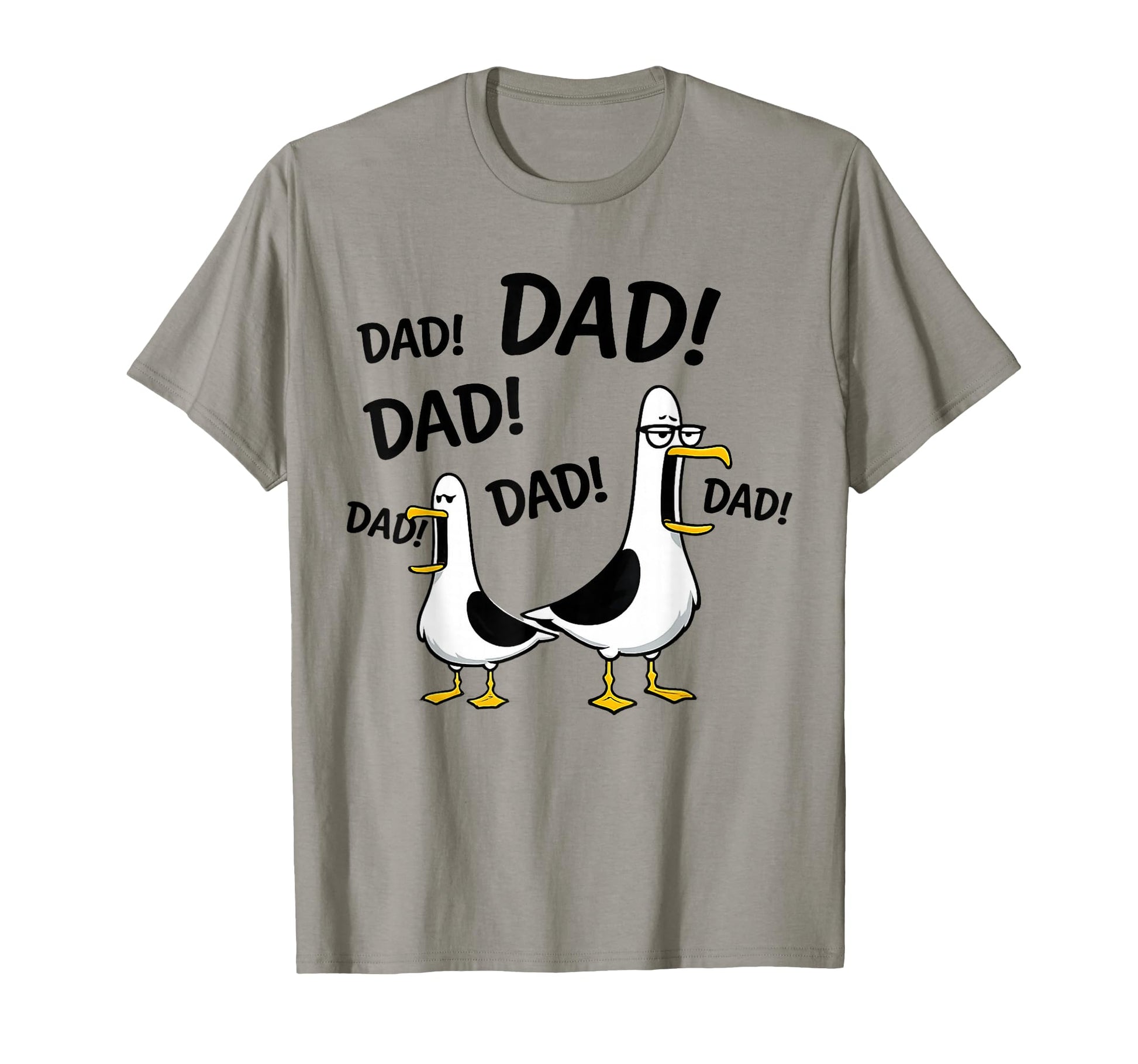 Dad Seagull Funny Dad Seagulls T-Shirt - Novelty Apparel for Adults - T-Shirt, Sweatshirt, Hoodie