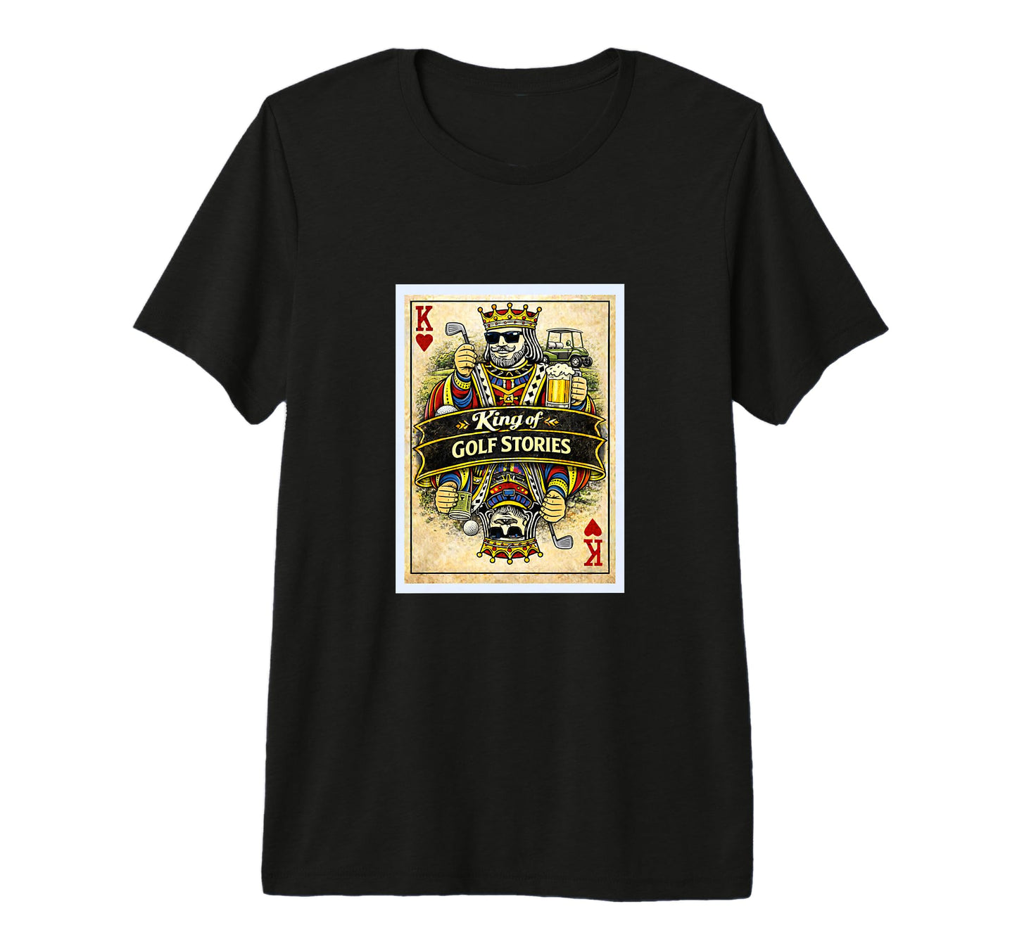 Golf Golfing Card Father Dad T-Shirt - Fun Novelty Design for Adults - T-Shirt, Sweatshirt, Hoodie