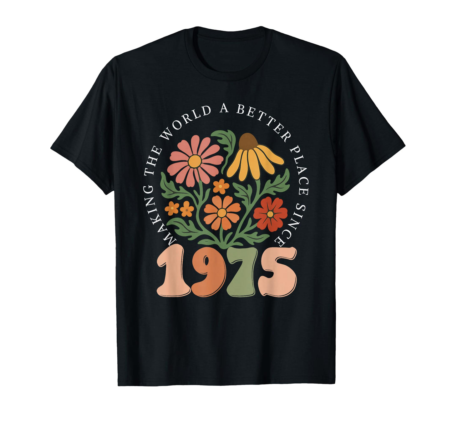 50 Years Old 1975 50Th Birthday T-Shirt - Custom Art Print for Adults - T-Shirt, Sweatshirt, Hoodie