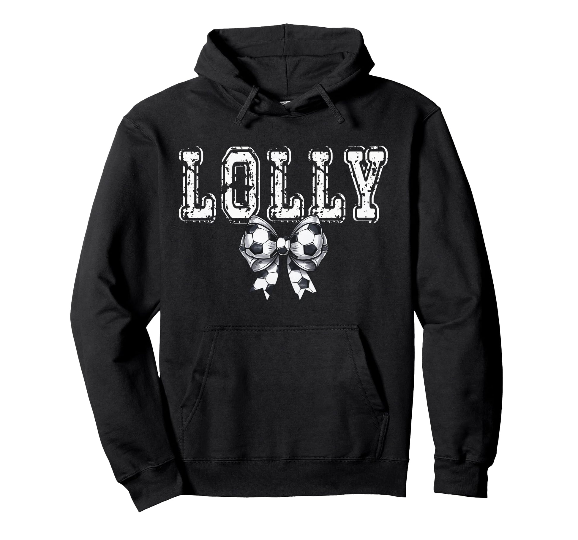 Coquette Soccer Lolly Spirit Hoodie - Novelty Apparel Unisex - T-Shirt, Sweatshirt, Hoodie