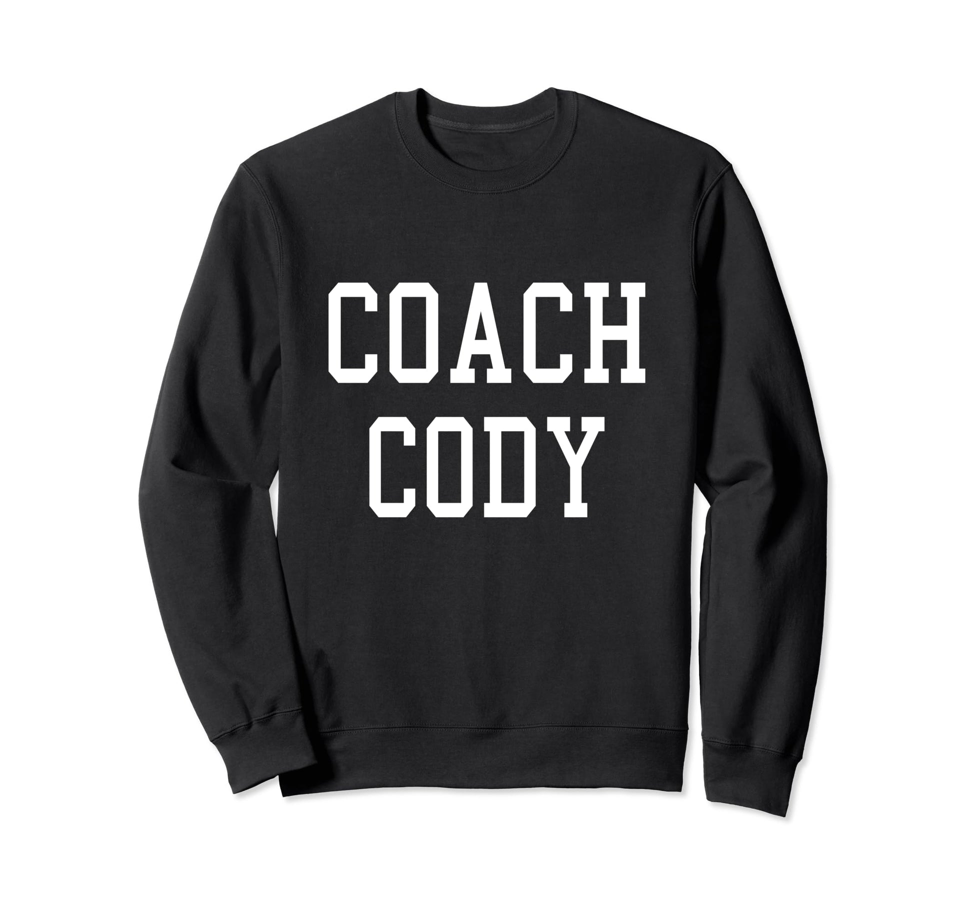 Coach Cody Custom Football Soccer Sweatshirt - Minimalist Print for Adults - T-Shirt, Sweatshirt, Hoodie