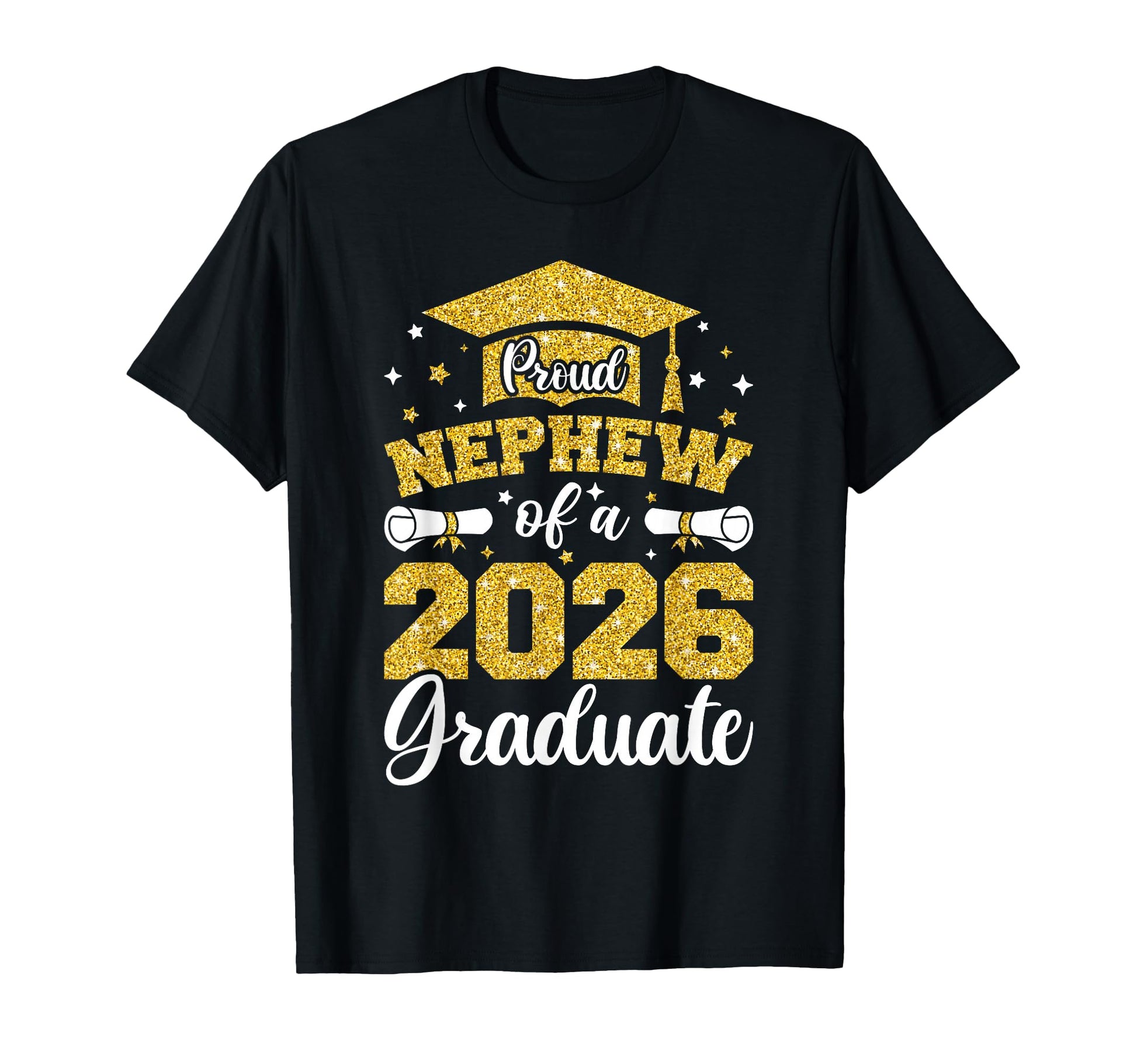 Proud Nephew Class 2026 Graduate T-Shirt - Casual Everyday Wear Unisex - T-Shirt, Sweatshirt, Hoodie