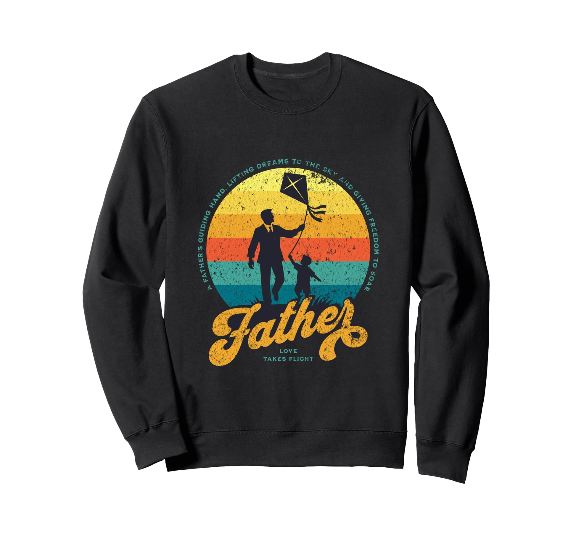 Father Son Kite Time Dad Sweatshirt - Streetwear Style Unisex - T-Shirt, Sweatshirt, Hoodie
