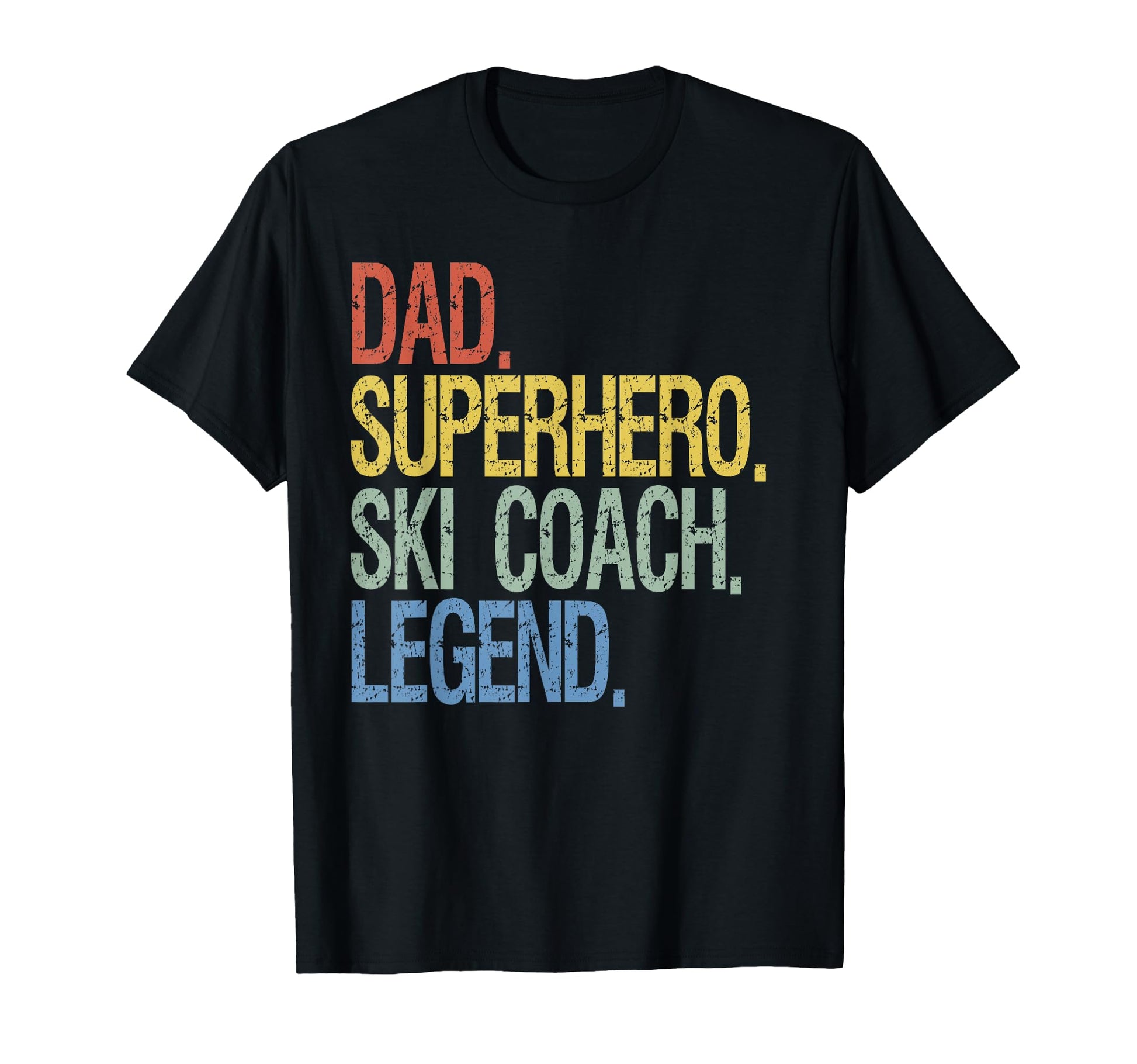 Dad Superhero Ski Coach Legend Sweatshirt - Trendy Graphic Men Women - T-Shirt, Sweatshirt, Hoodie