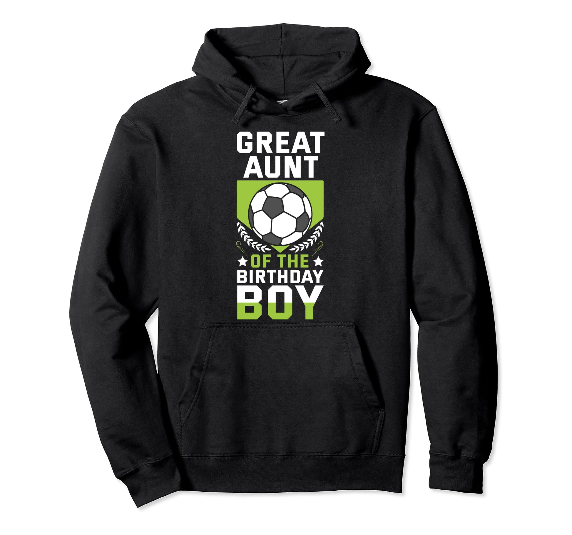 Great Aunt Birthday Soccer Player Team Hoodie - Graphic Print for Adults - T-Shirt, Sweatshirt, Hoodie