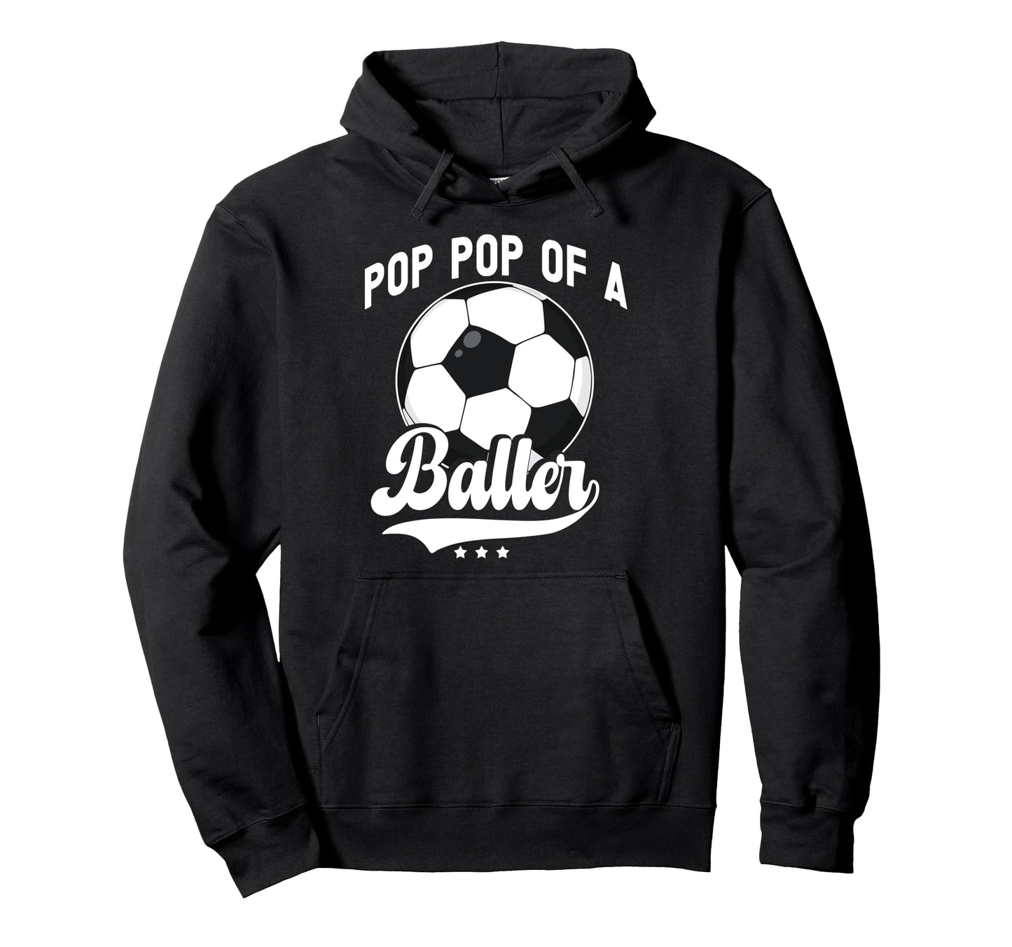 Pop Pop Baller Soccer Pop Pop Soccer Hoodie - Aesthetic Graphic Unisex - T-Shirt, Sweatshirt, Hoodie