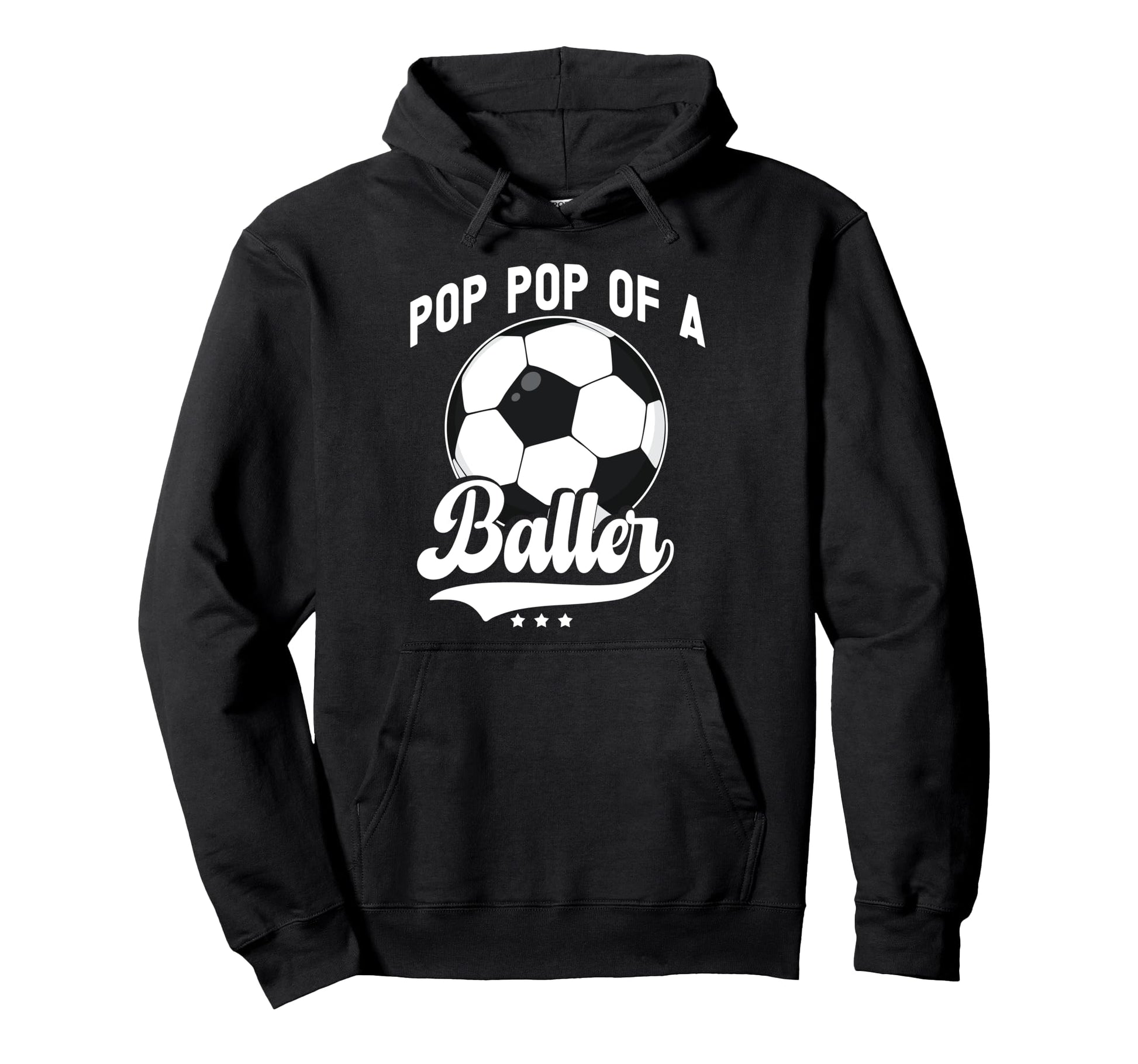 Pop Pop Baller Soccer Pop Pop Soccer Hoodie - Aesthetic Graphic Unisex - T-Shirt, Sweatshirt, Hoodie