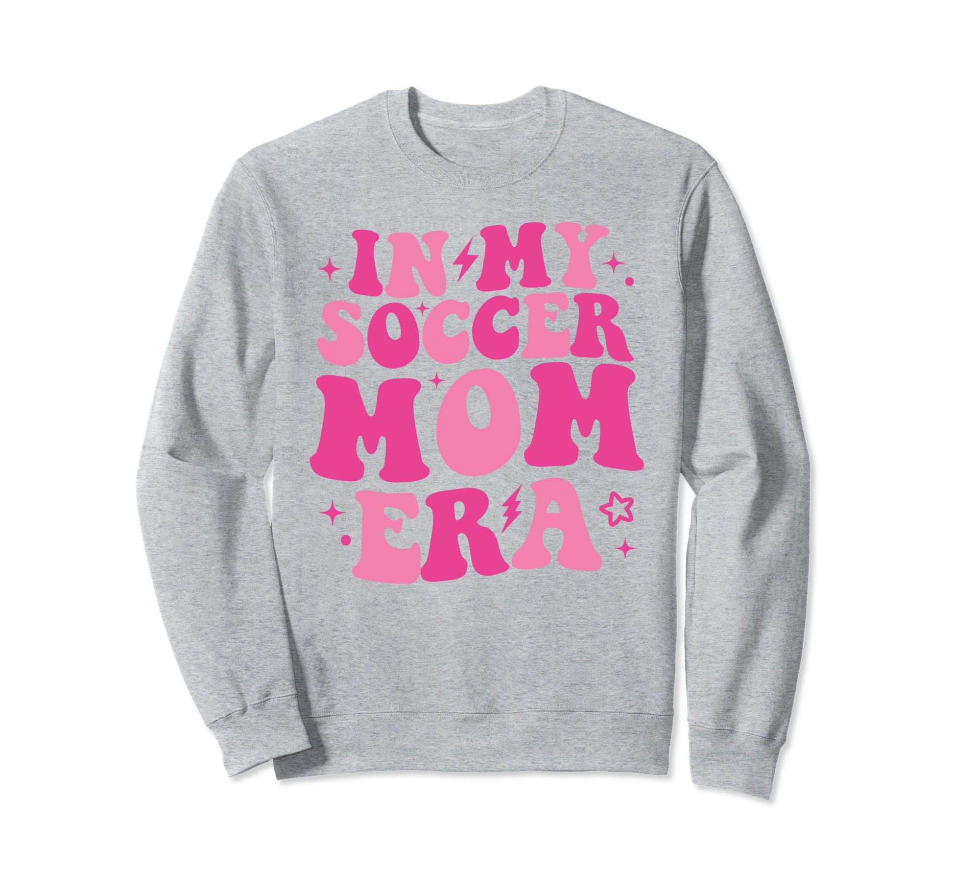My Soccer Mom Era Groovy Soccer Sweatshirt - Minimalist Print Men Women - T-Shirt, Sweatshirt, Hoodie