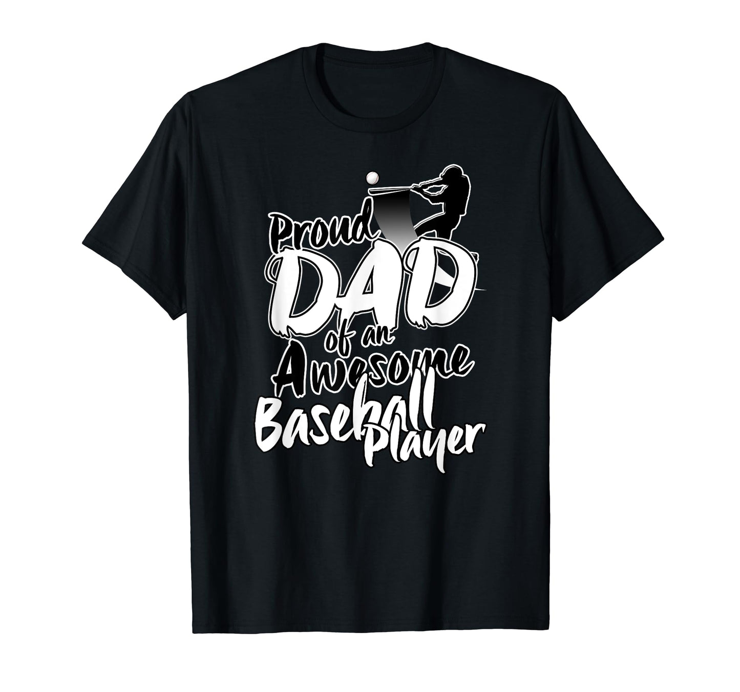 Dad Baseball Sports Tees Fathers Day T-Shirt - Minimalist Print Men Women - T-Shirt, Sweatshirt, Hoodie