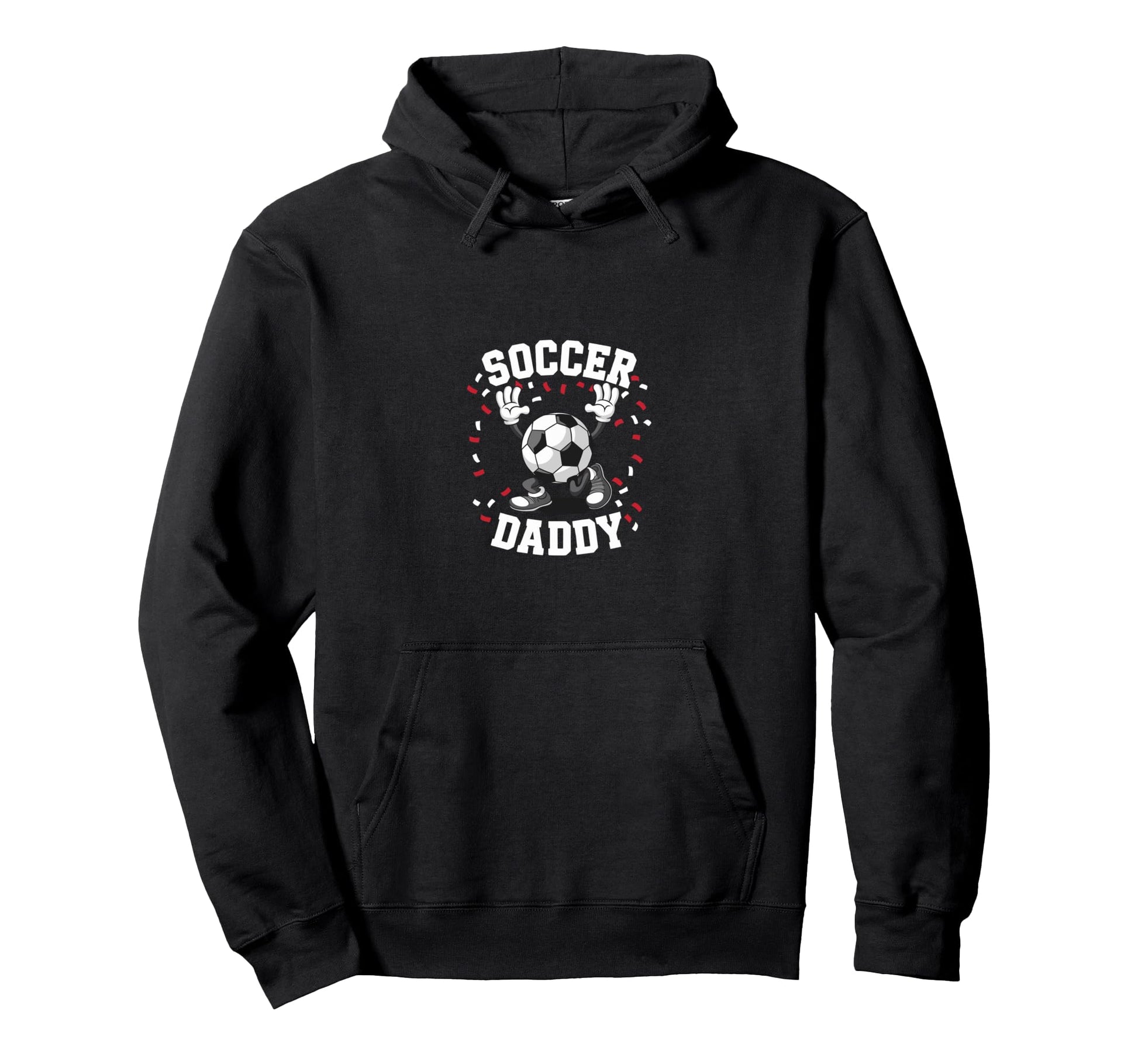 Soccer Daddy Game Match Football Hoodie - Custom Art Print for Adults - T-Shirt, Sweatshirt, Hoodie