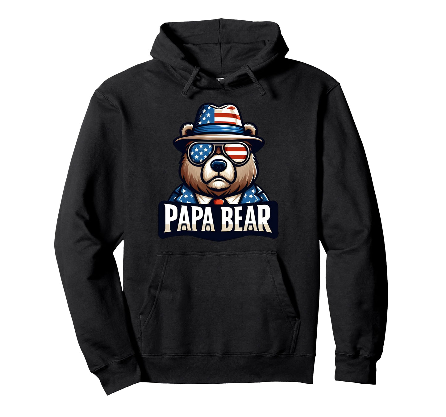 Papa Bear Gifts Funny Birthday Fun Hoodie - Fun Novelty Design Men Women - T-Shirt, Sweatshirt, Hoodie