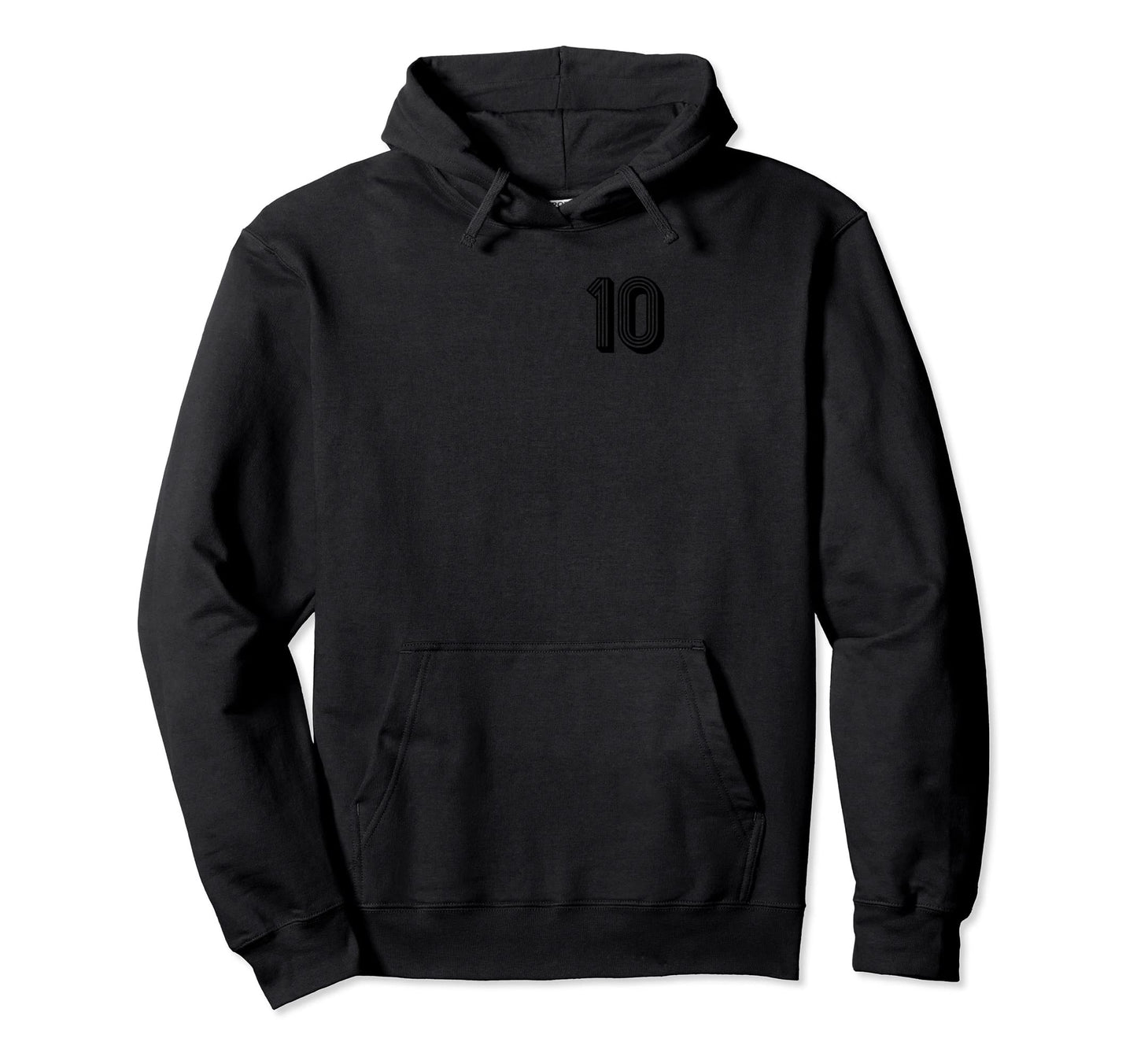 Football Soccer Number 10 Sports Hoodie - Trendy Graphic Men Women - T-Shirt, Sweatshirt, Hoodie