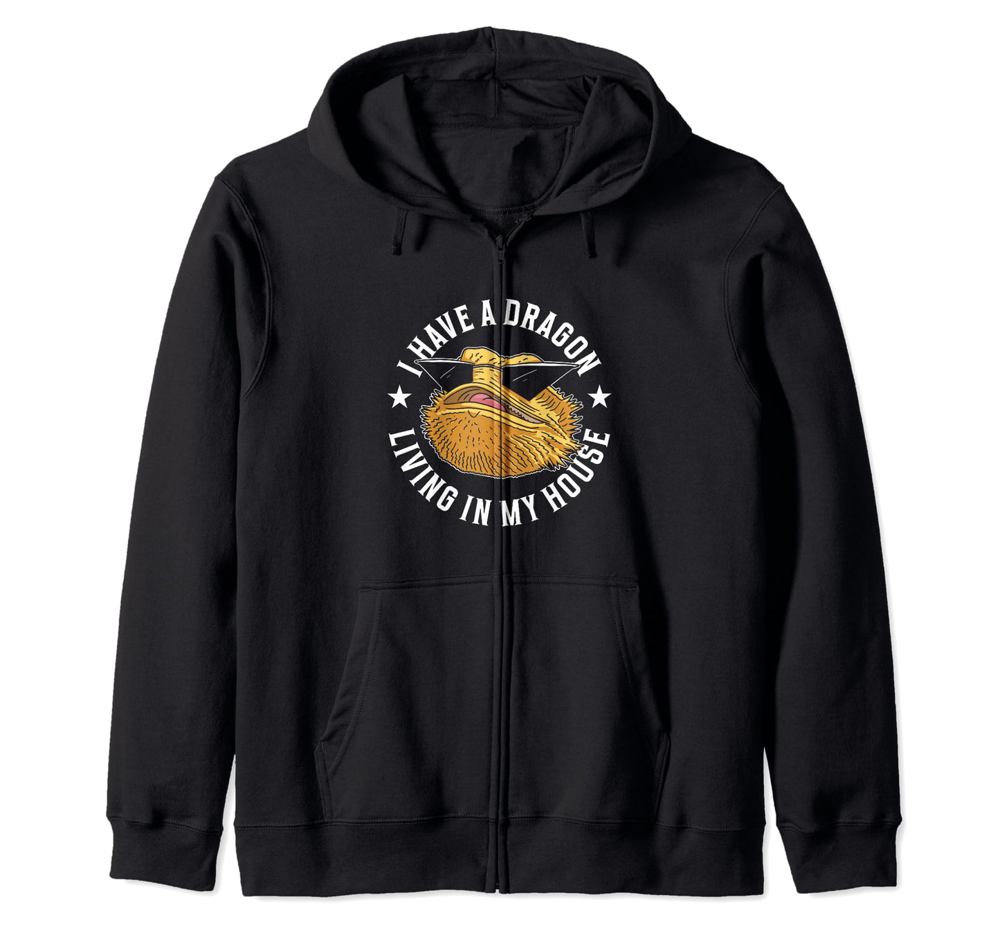 Funny Beardie Designs Lizard Mom Hoodie - Casual Everyday Wear Unisex - T-Shirt, Sweatshirt, Hoodie