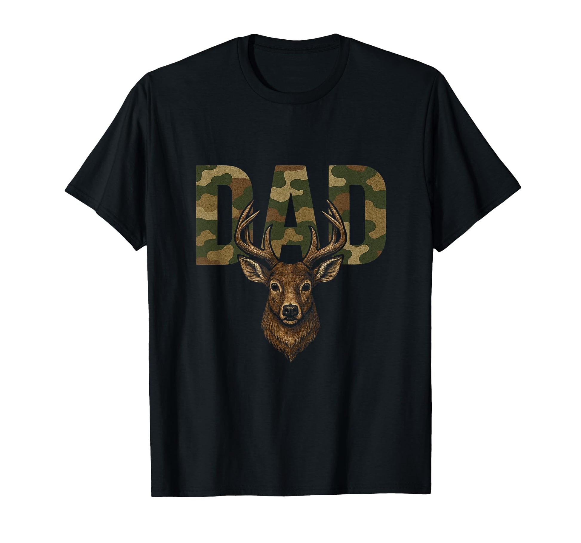 Old School Camo Dad Hunting Camouflage T-Shirt - Unique Graphic for Adults - T-Shirt, Sweatshirt, Hoodie