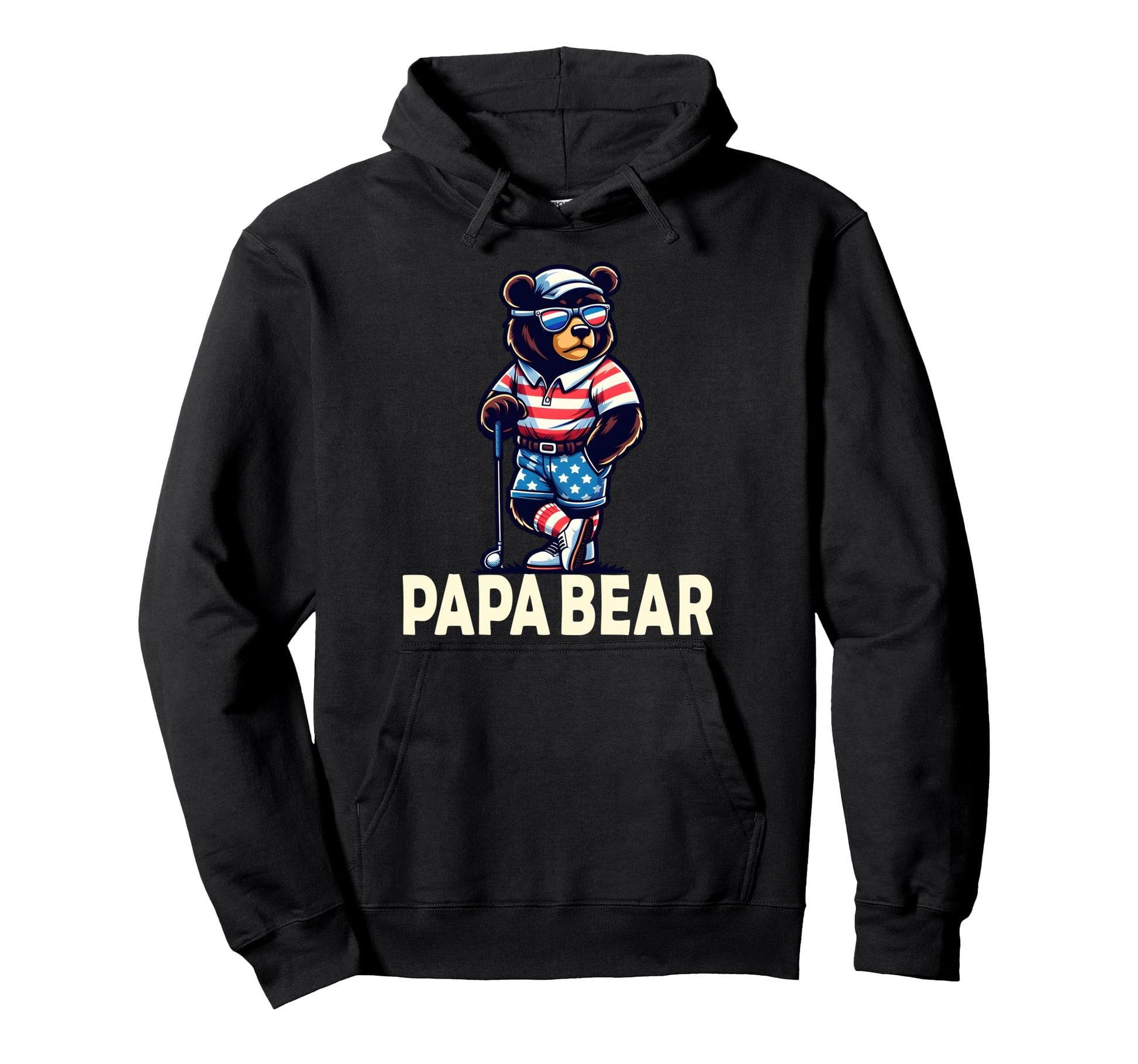 Papa Bear Gifts Funny Birthday Fun Hoodie - Novelty Apparel for Adults - T-Shirt, Sweatshirt, Hoodie