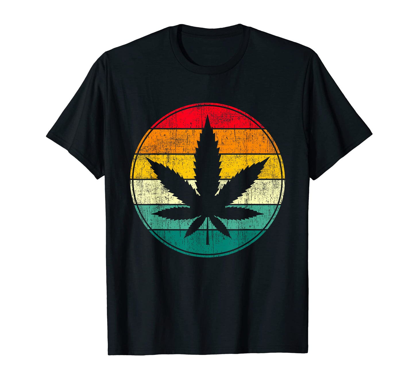 Weed Cannabis 70S 80S Marijuana Dad T-Shirt - Minimalist Print Men Women - T-Shirt, Sweatshirt, Hoodie