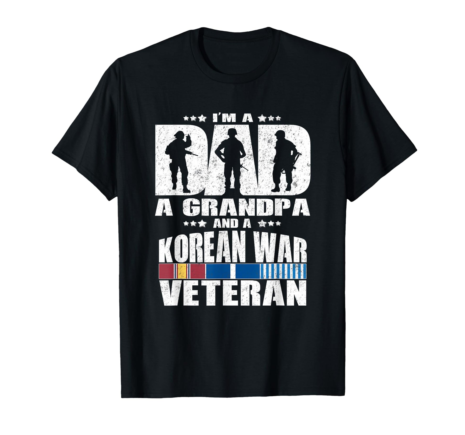 Dad Grandpa And Korean War Veteran T-Shirt - Trendy Graphic Unisex - T-Shirt, Sweatshirt, Hoodie