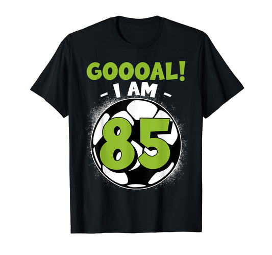 85 Year Old Birthday Soccer Themed T-Shirt - Trendy Graphic for Adults - T-Shirt, Sweatshirt, Hoodie